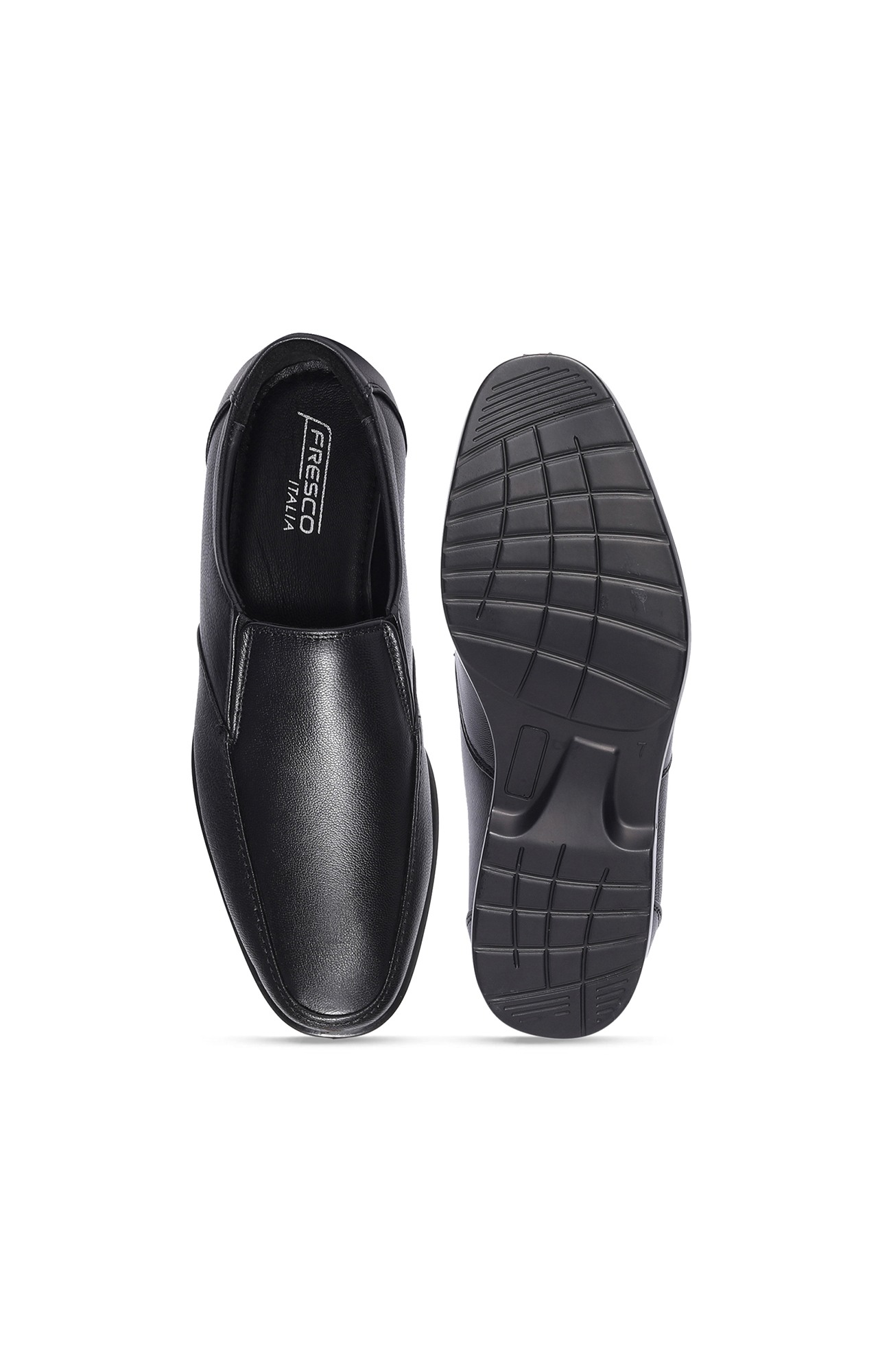 Men Black Fausto Formal Slip-Ons