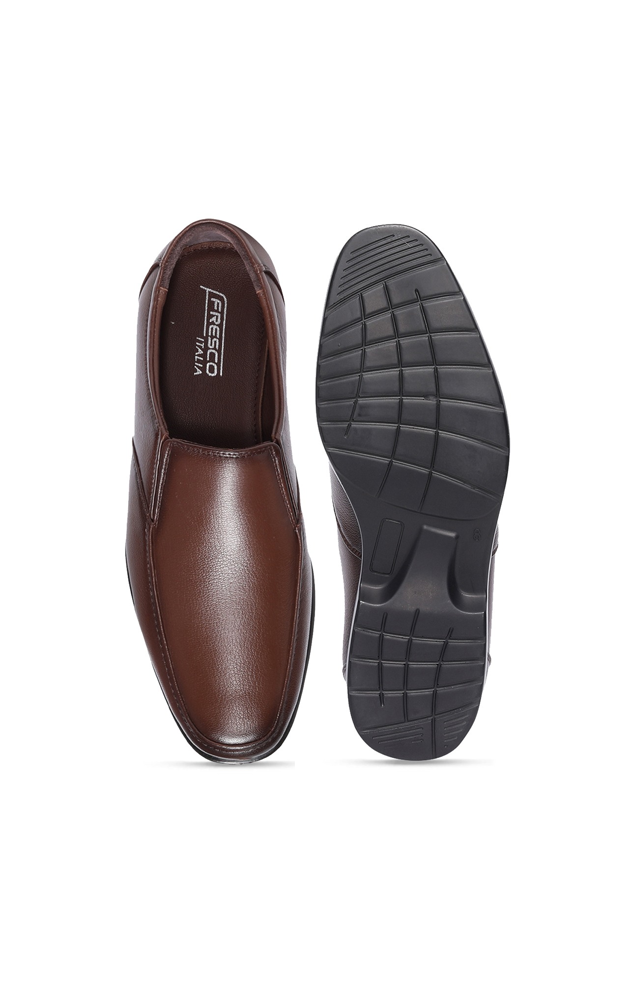 Men Tan Invictus Formal Slip-Ons