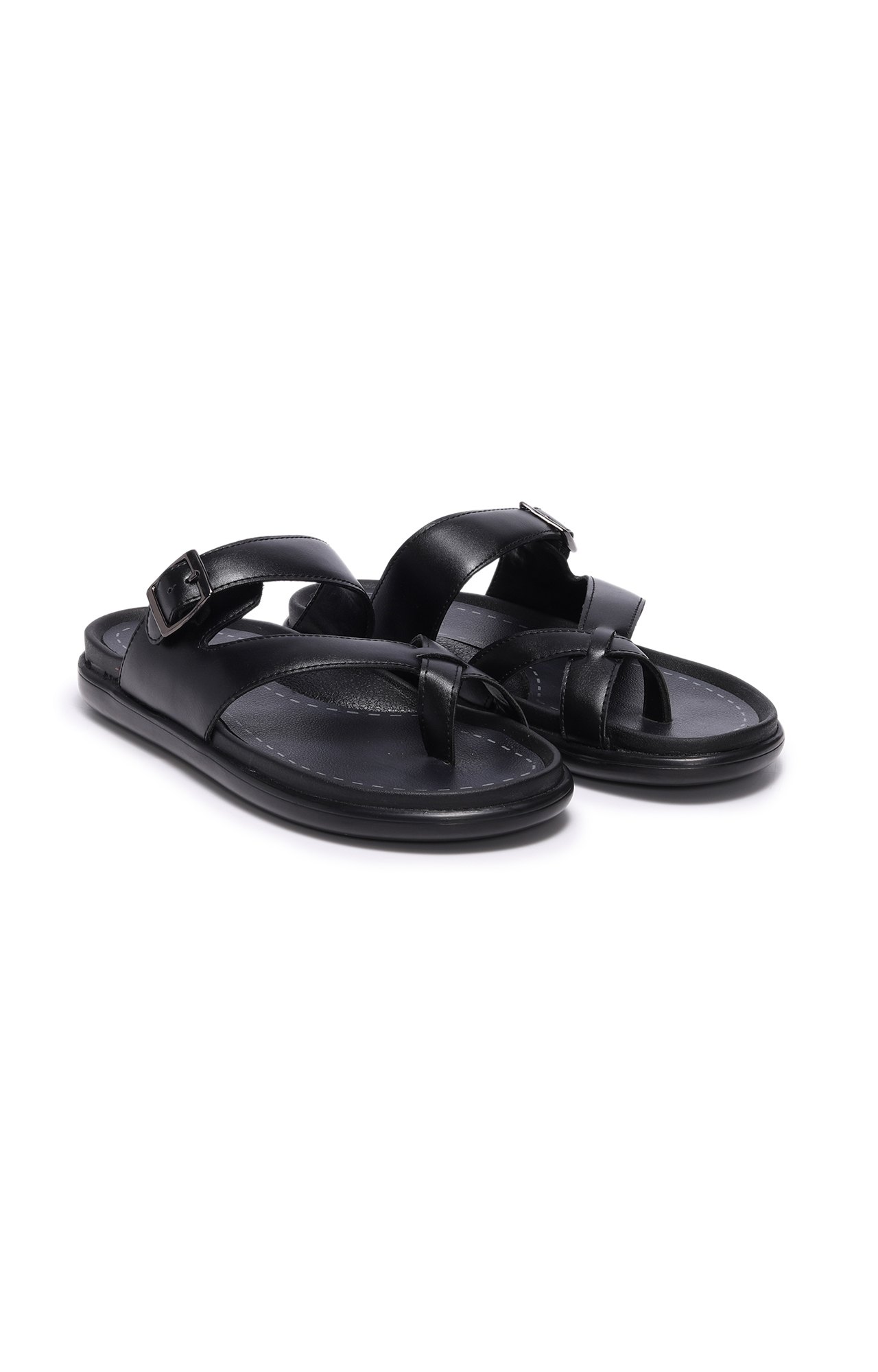 Black Cozy Comfort Slippers for Men