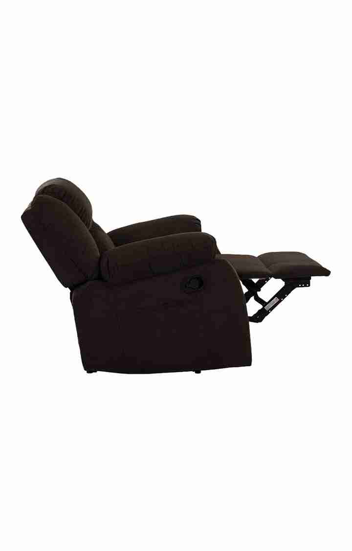 NEUDOT Ease Rocker Single Seater Fabric Recliner - Touch Brown