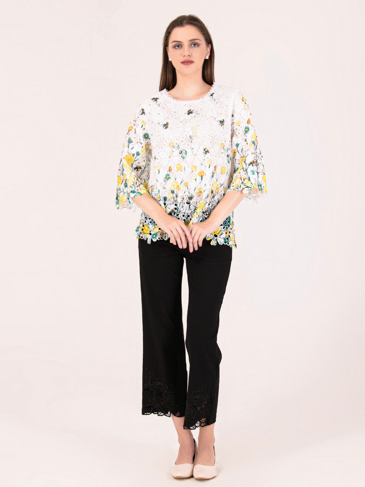 Albion Women White Smart Top