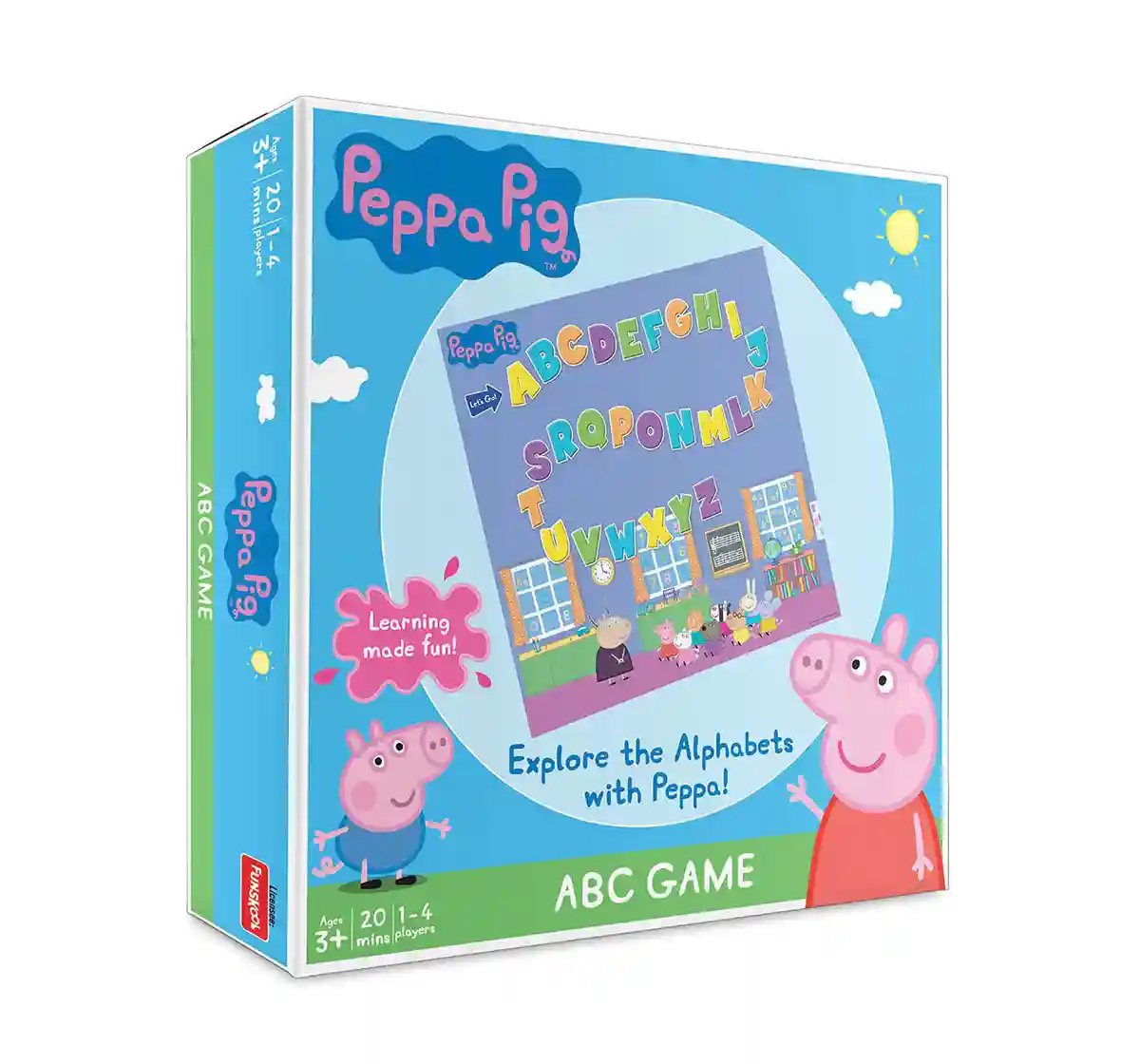 Funskool Peppa Pig A B C Game Games for Kids age 3Y+