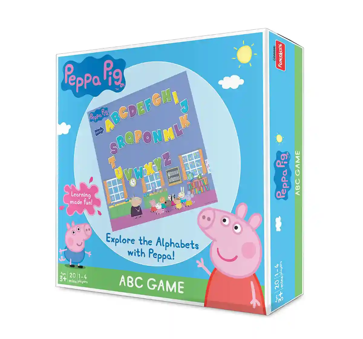 Funskool Peppa Pig A B C Game Games for Kids age 3Y+
