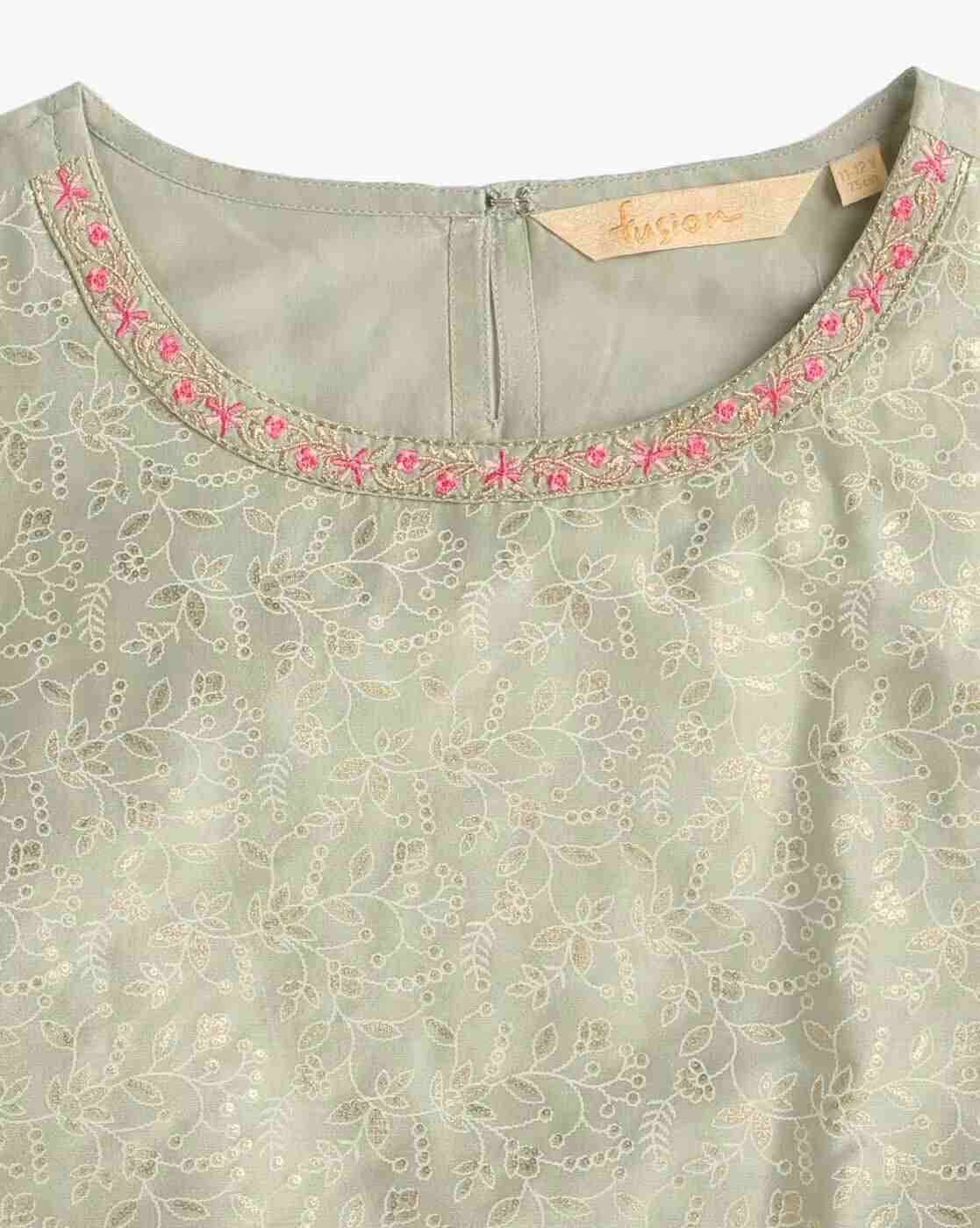 FUSION | Embroidered Lehenga Choli Set|6