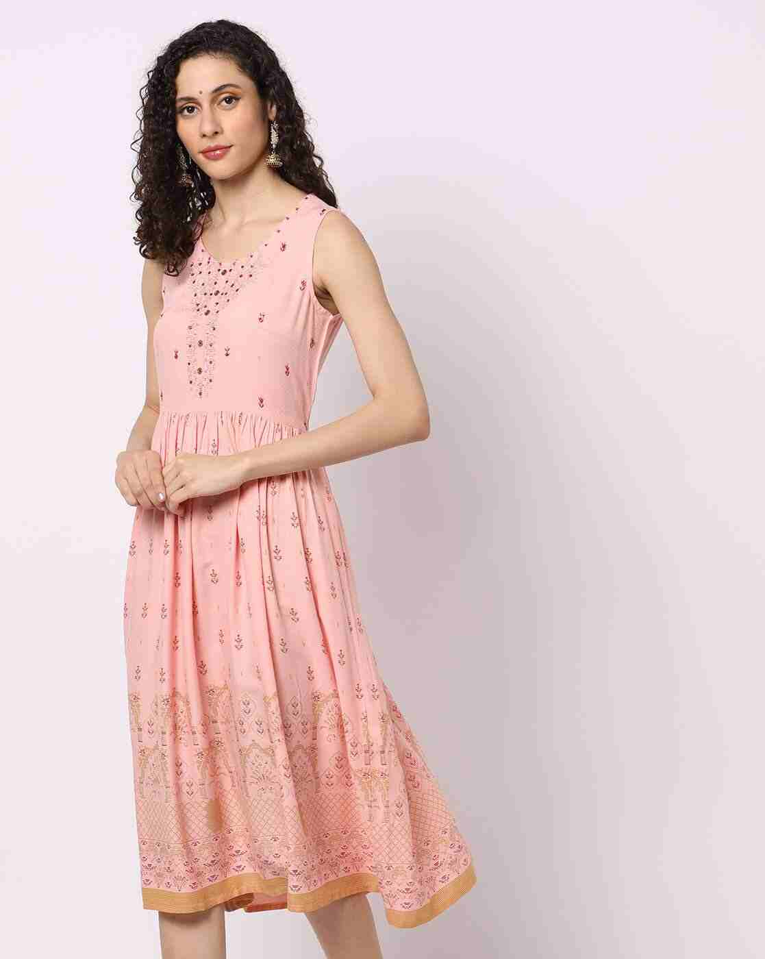 FUSION | Printed Fit & Flare Dress|0