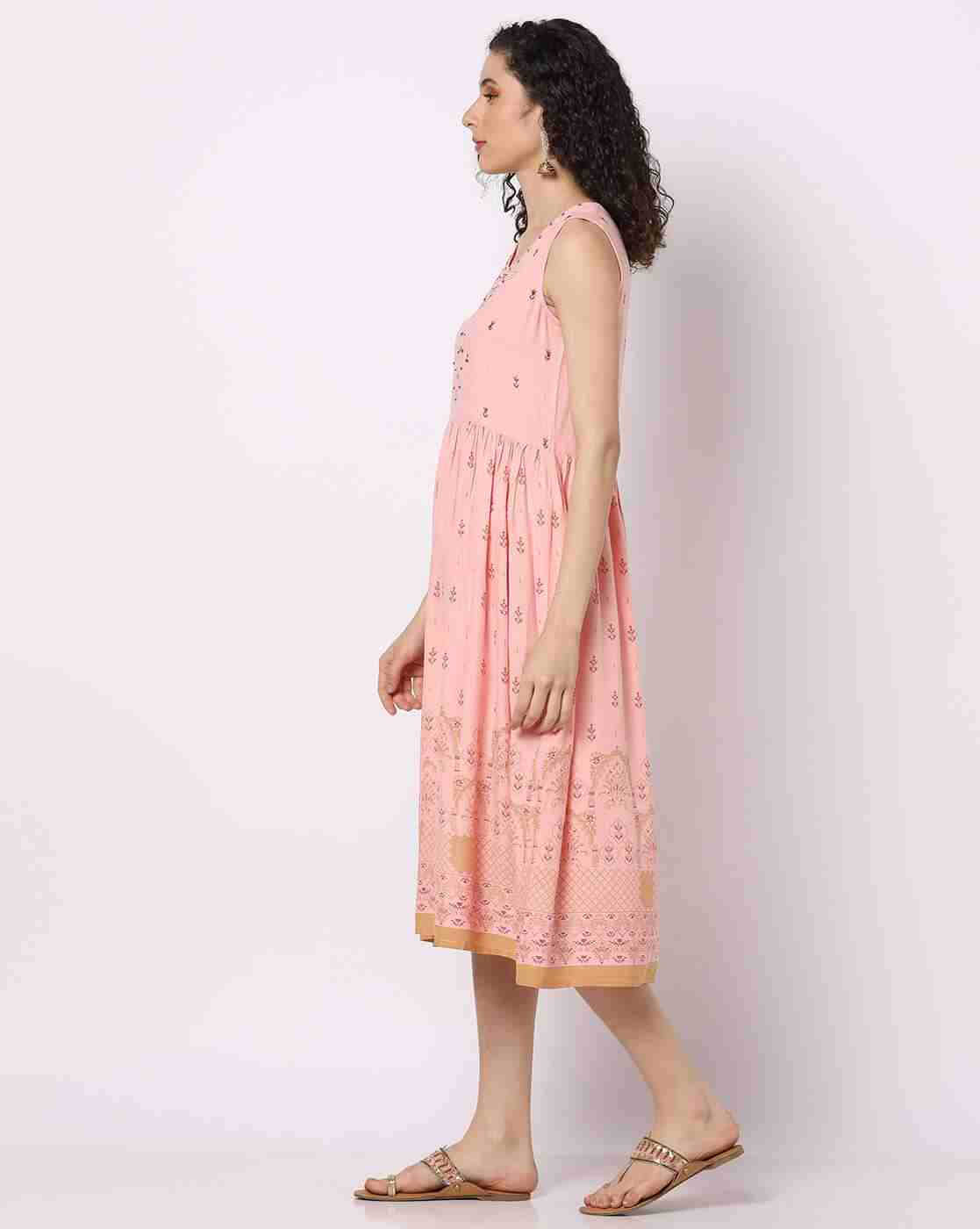 FUSION | Printed Fit & Flare Dress|1