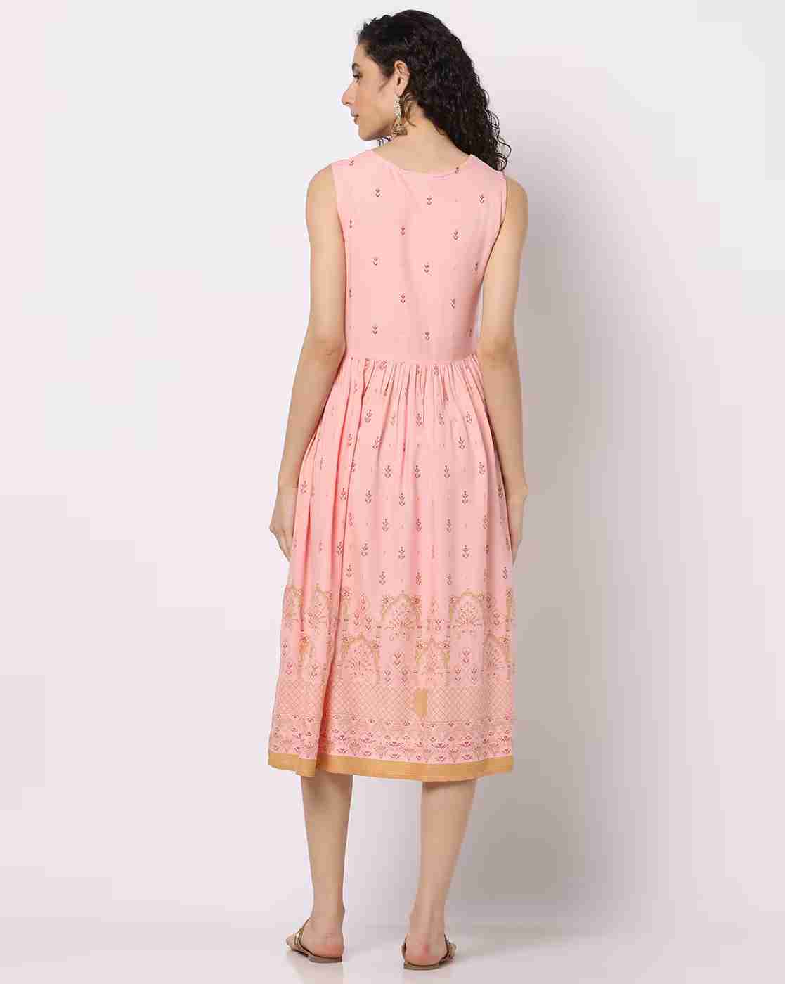 FUSION | Printed Fit & Flare Dress|2