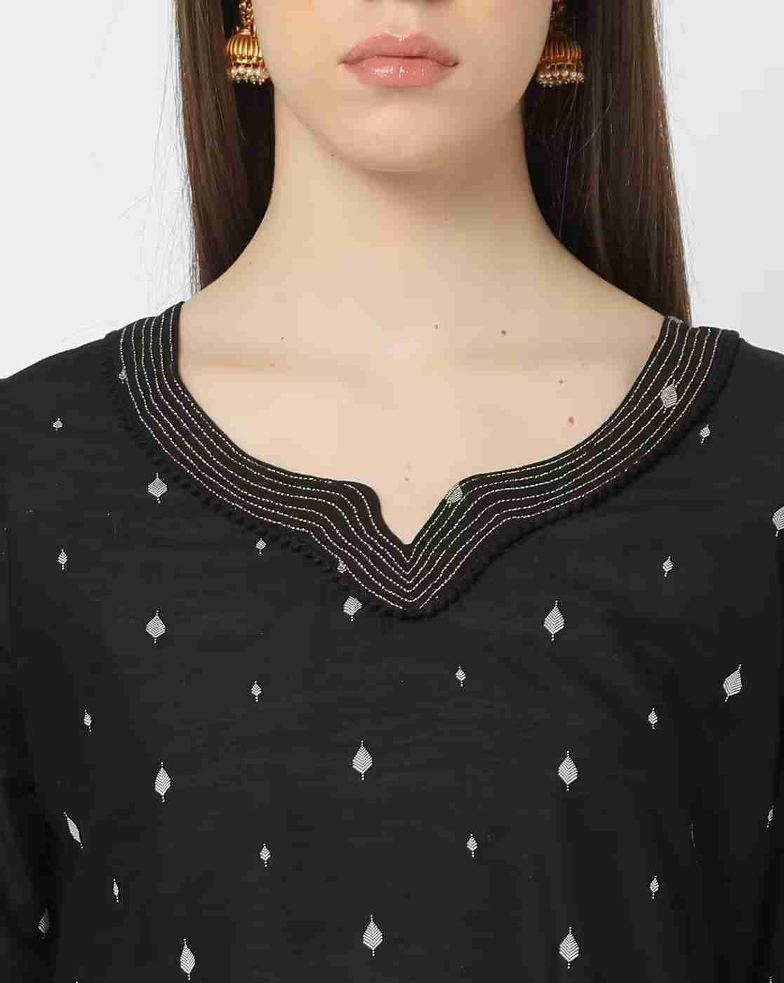 FUSION | Embroidered Straight Kurta|3