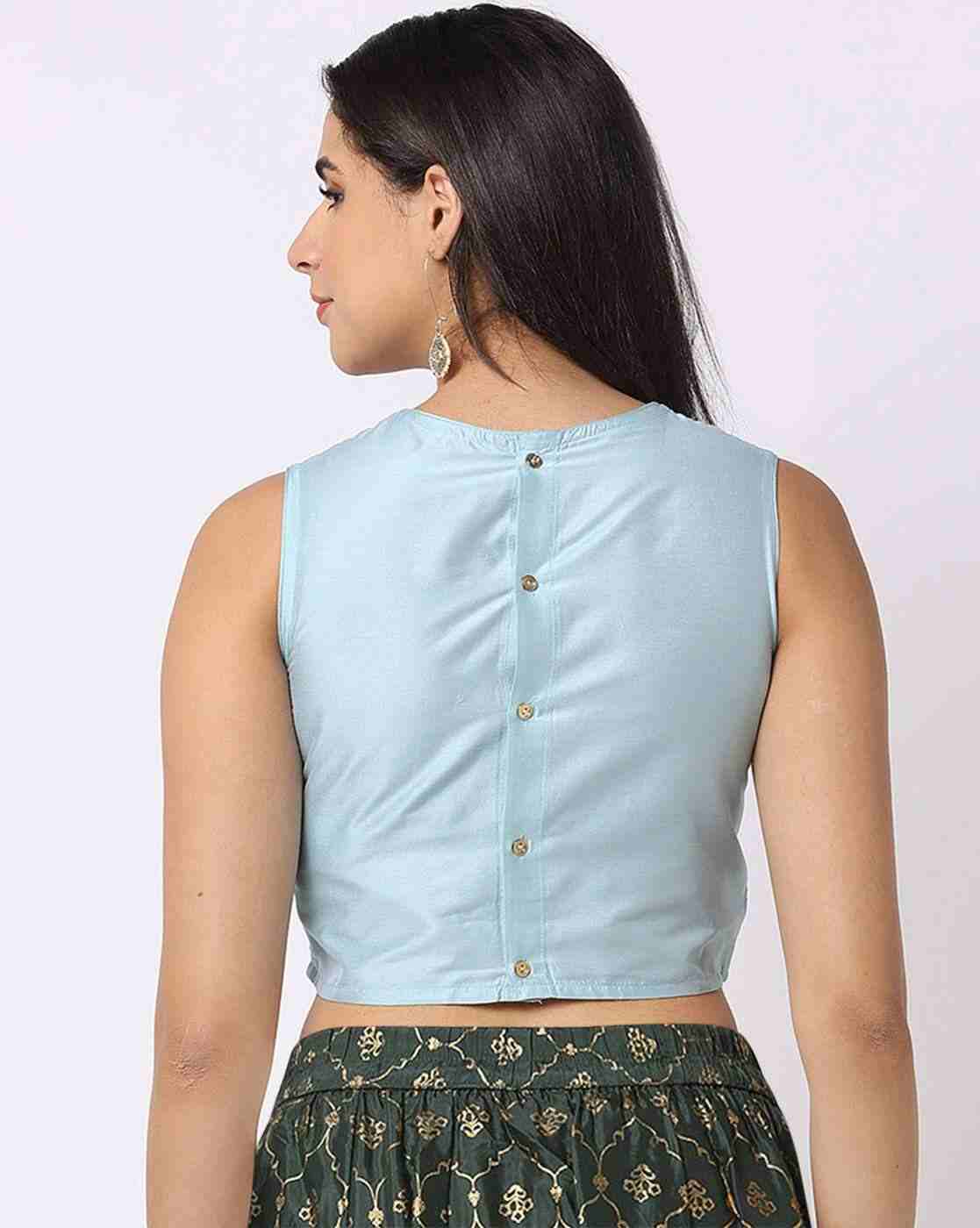 FUSION | Sequin Embellished Crop Top|2