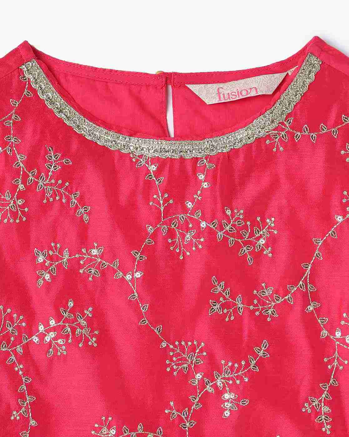 FUSION | Embellished Top & Lehanga Set with Dupatta|6