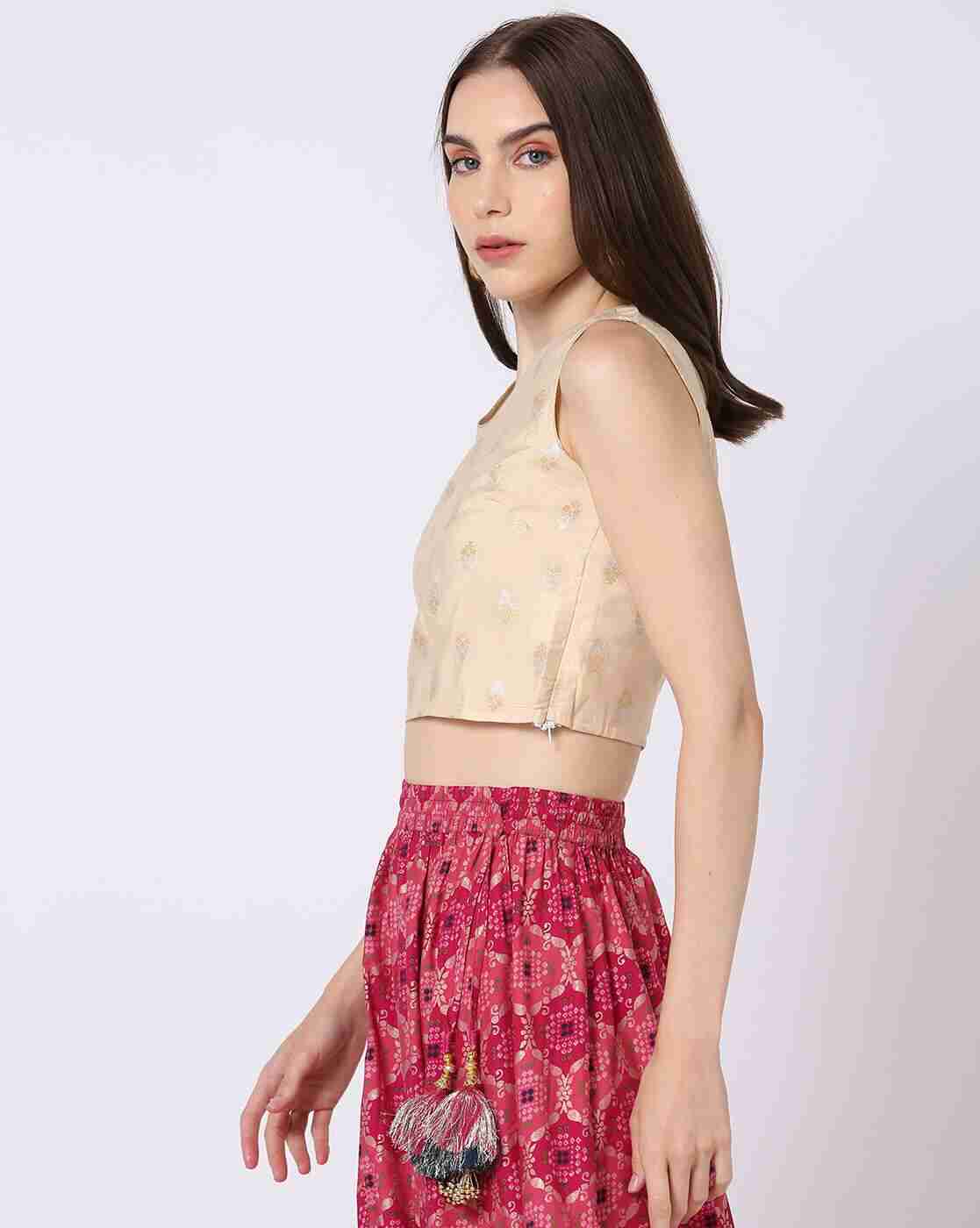 FUSION | Crop Round-Neck Top|1