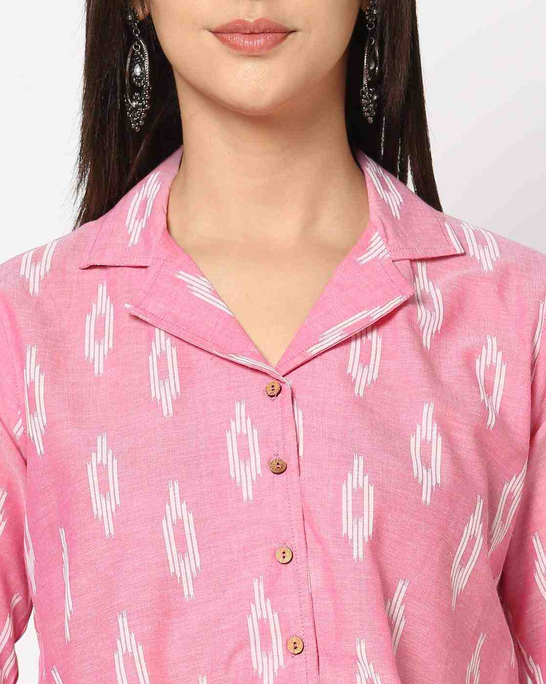 FUSION | Women Geometric Print Relaxed Fit Crop Top|3