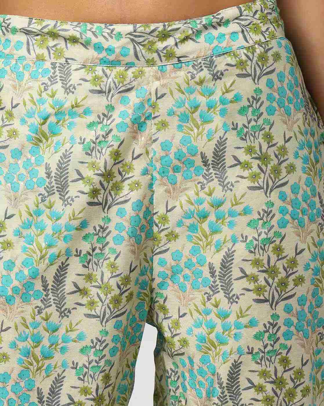 FUSION | Women Floral Print Relaxed Fit Pants|4