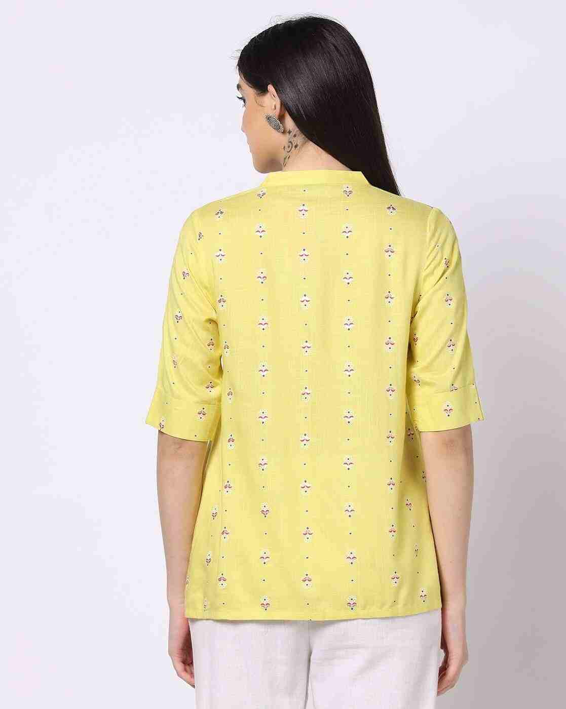 FUSION | Women Floral Print A-line Kurti|2