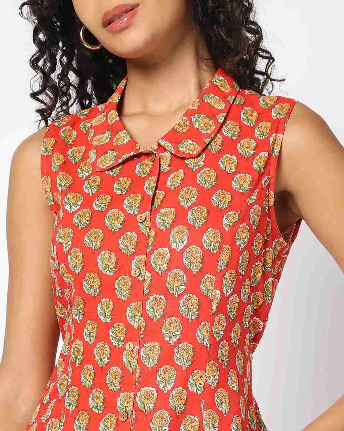 FUSION | Women Floral Print Shirt Dress|3