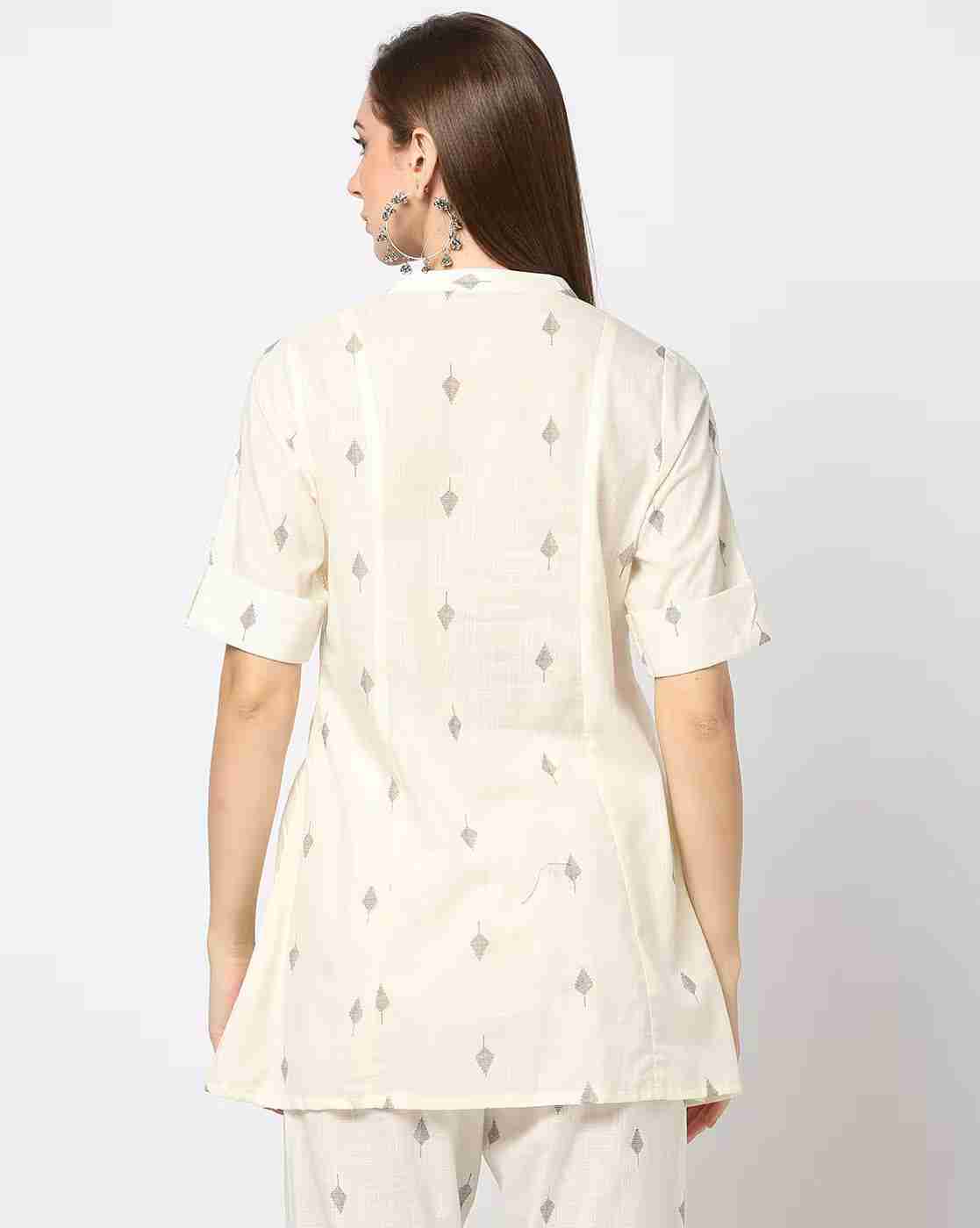 FUSION | Women Leaf Print Regular Fit Top|2