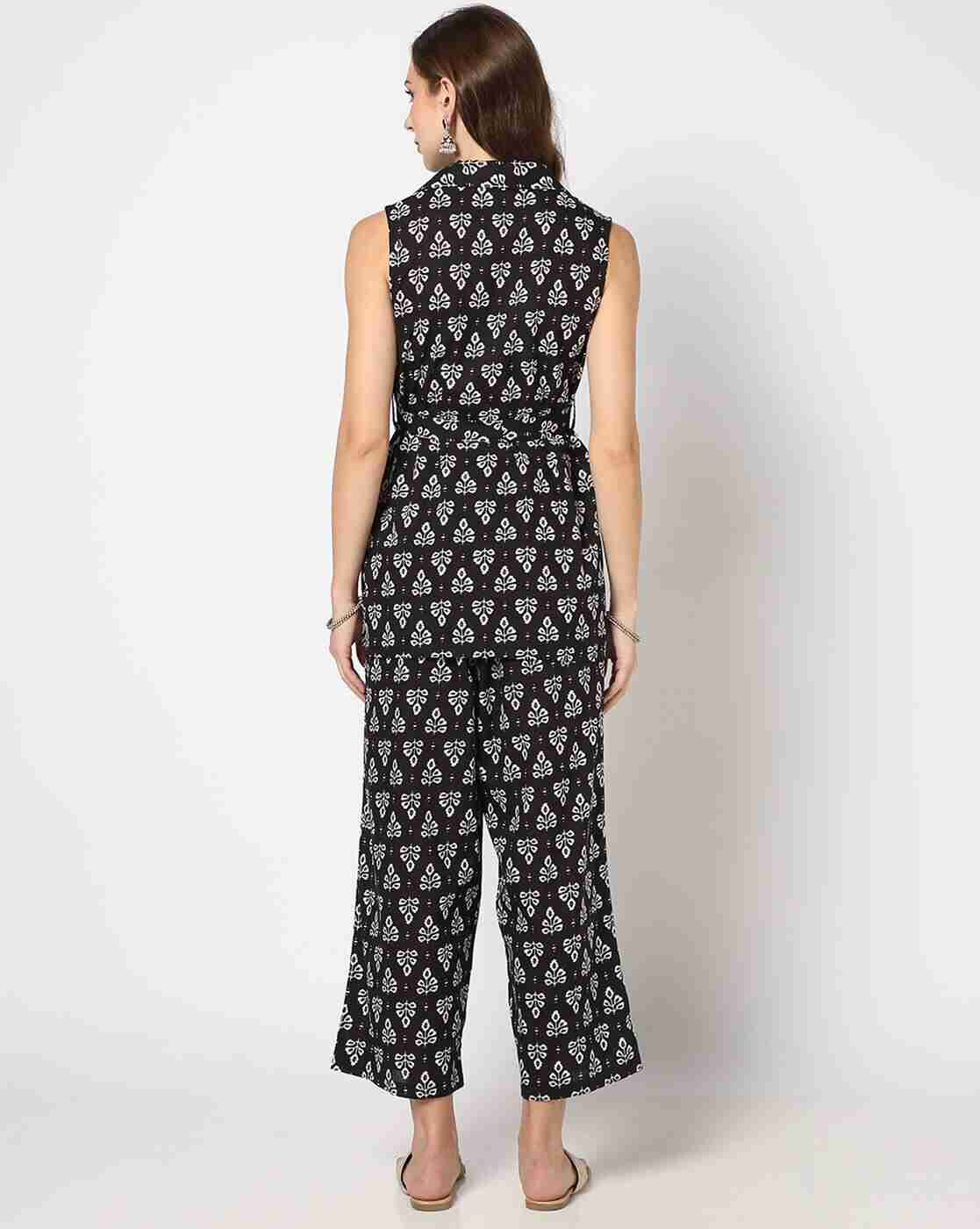 FUSION | Women Printed Co-Ord Set with Belt|2