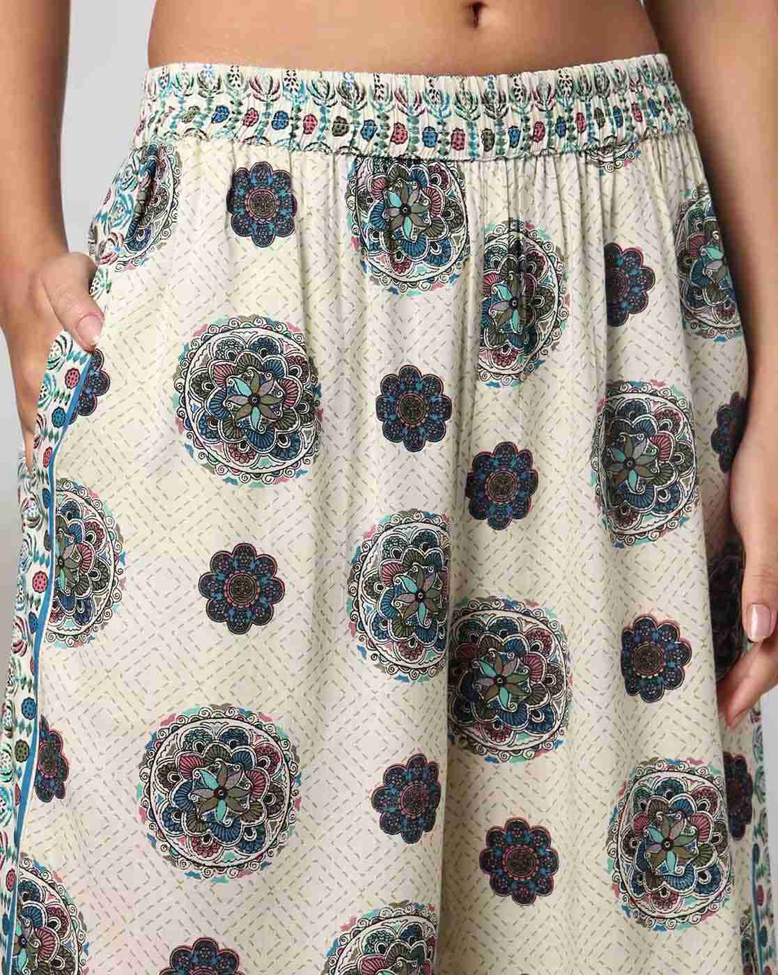 FUSION | Women Floral Print 3-Piece Co-Ord Set|5