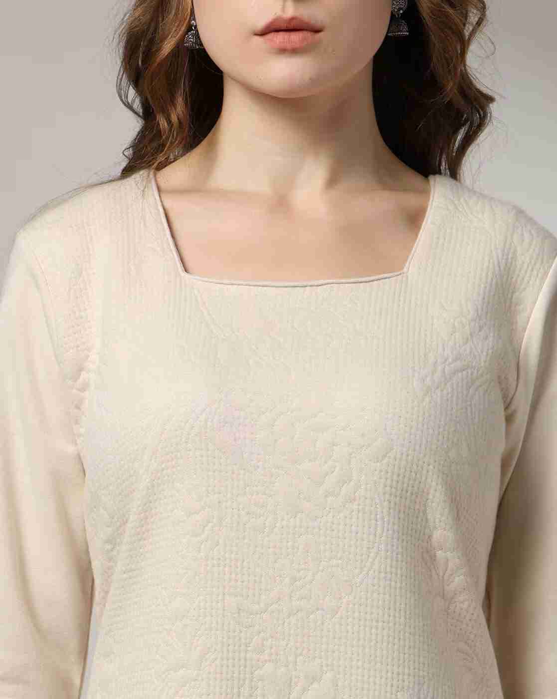 FUSION | Women Floral Patterned Straight Kurta|3