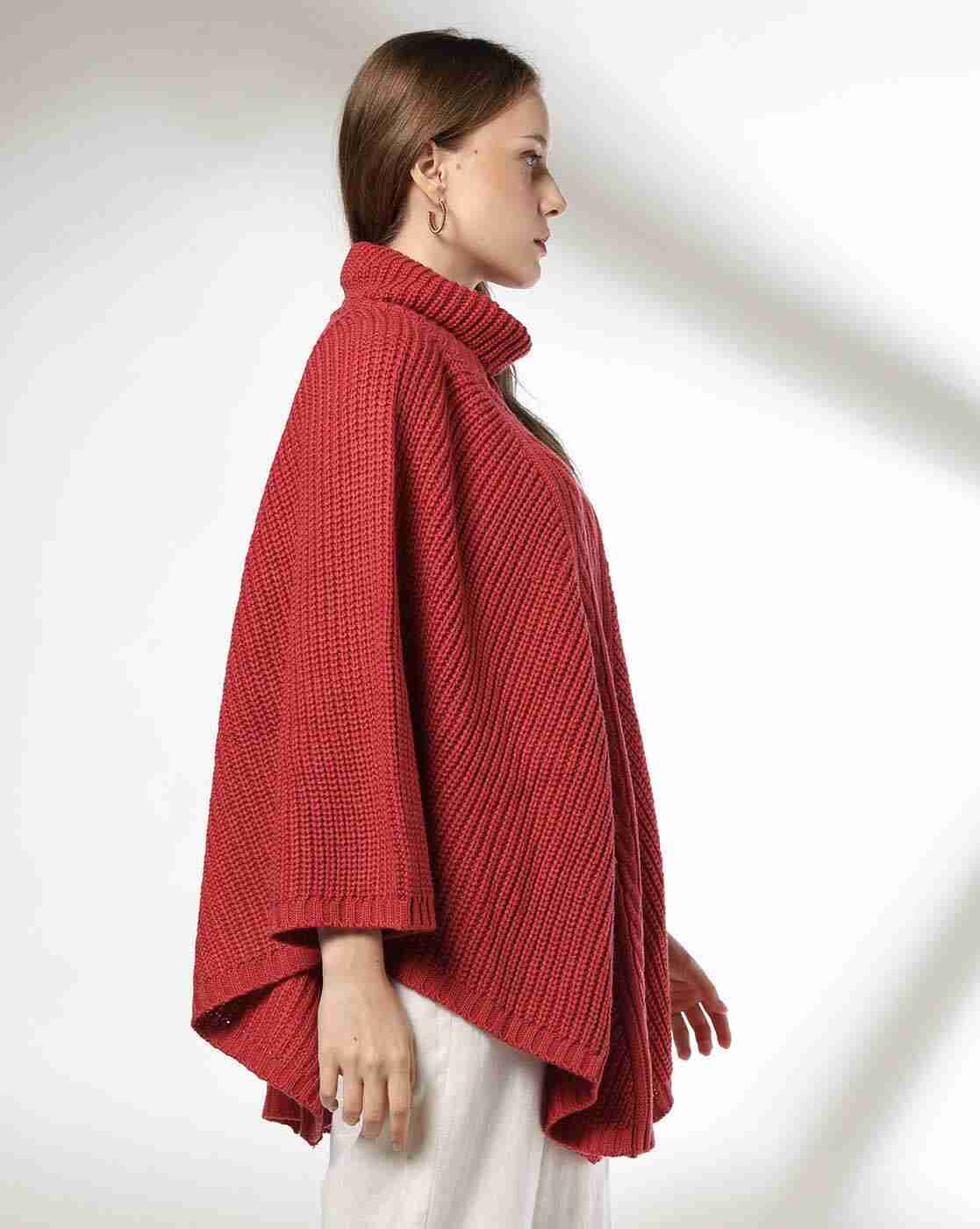 FUSION | Women Knitted Asymmetric Ponchos|1