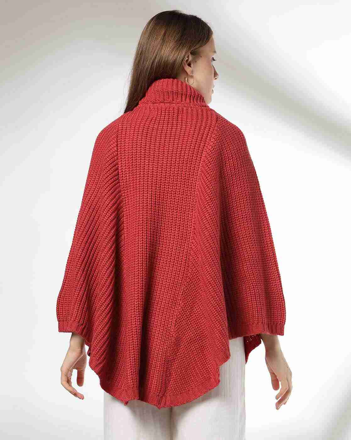 FUSION | Women Knitted Asymmetric Ponchos|2