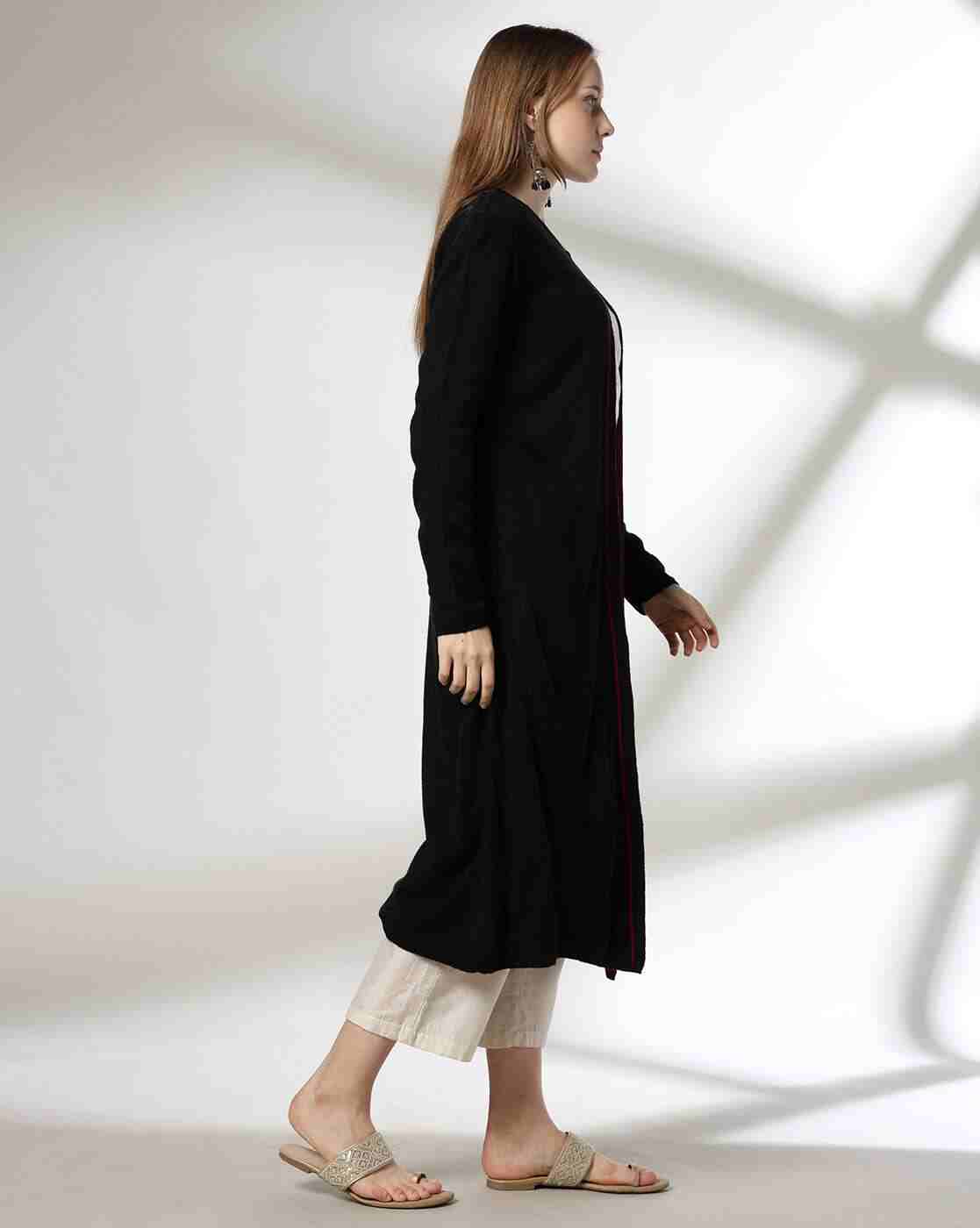 FUSION | Women Reversible Knitted Longline Shrug|1