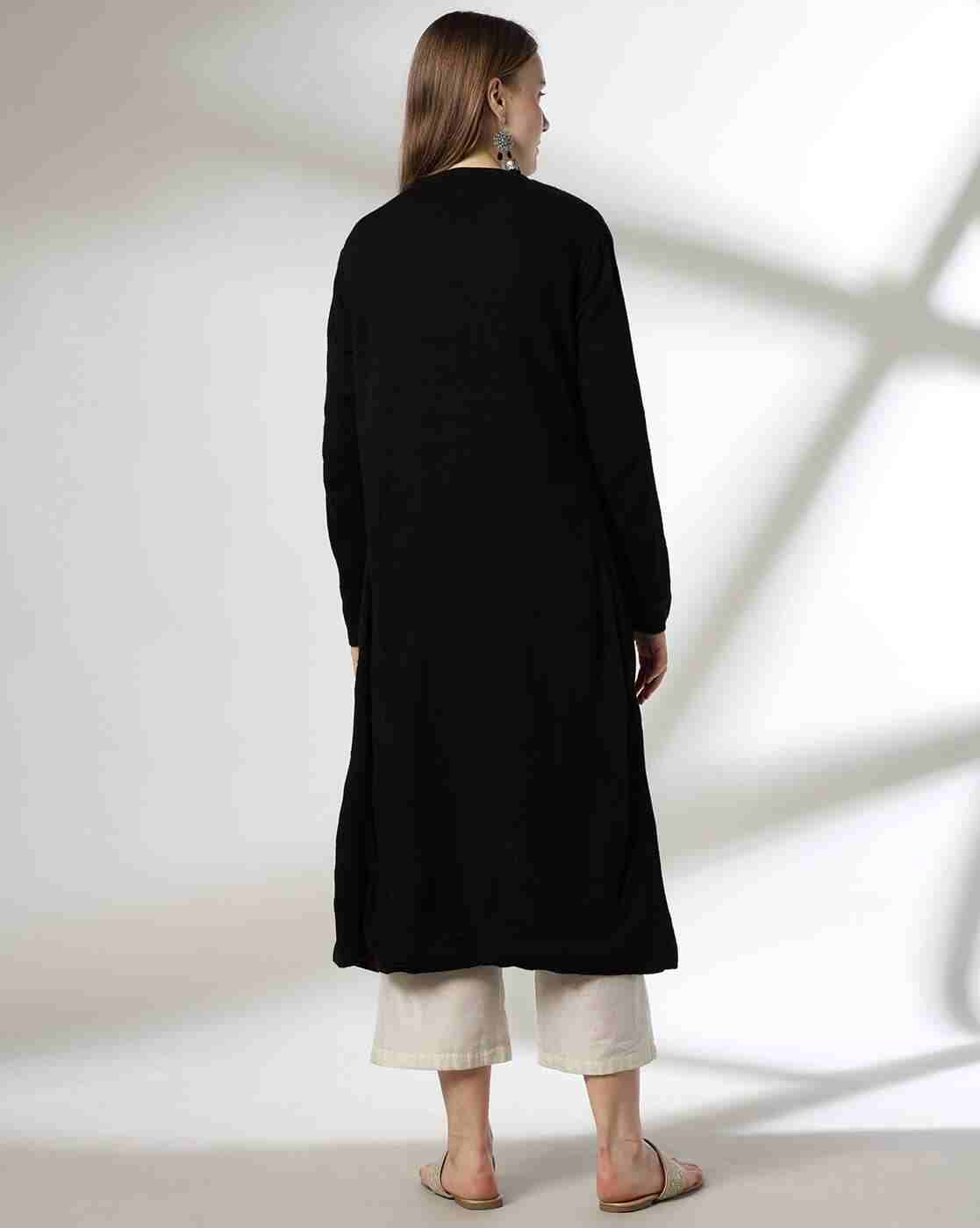 FUSION | Women Reversible Knitted Longline Shrug|2