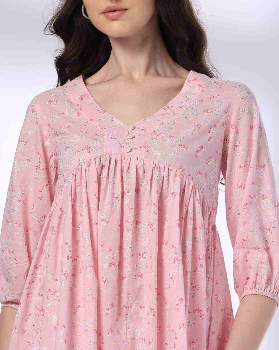 FUSION | Women Floral Print Top & Pants Set|3