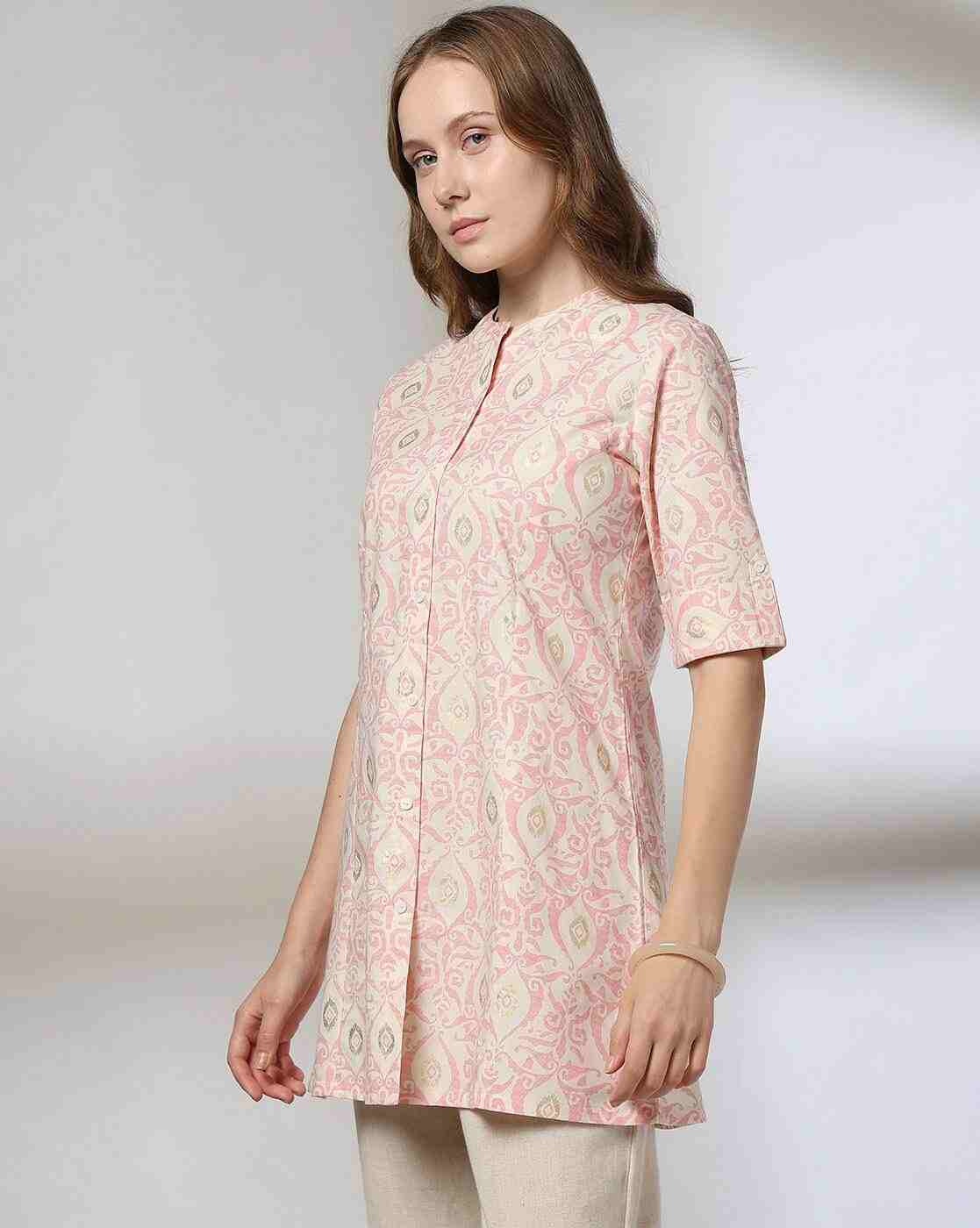 FUSION | Women Printed Relaxed Fit Tunic|0