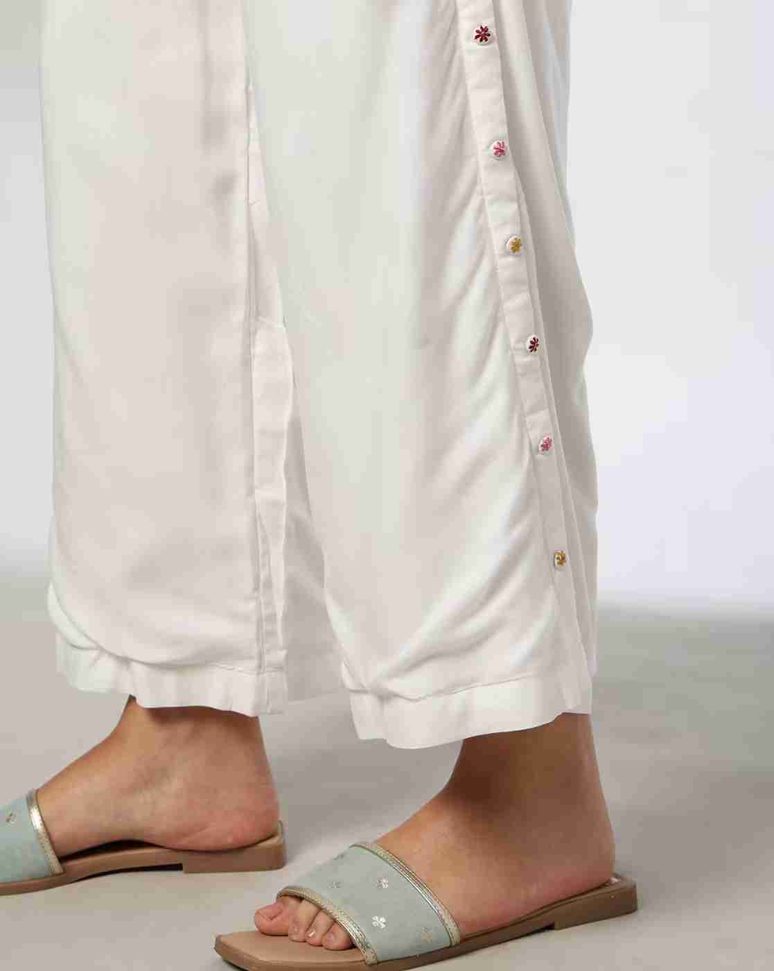 FUSION | Women Embroidered Relaxed Fit Co-Ord Set|5