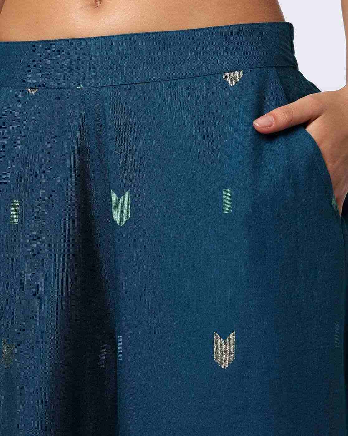 FUSION | Women Printed A-Line Kurta & Pants Set|4