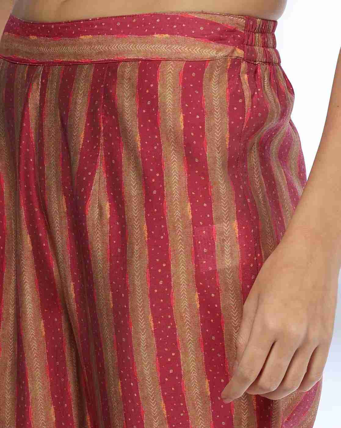 FUSION | Women Printed Relaxed Fit Kurta & Pants Set|4