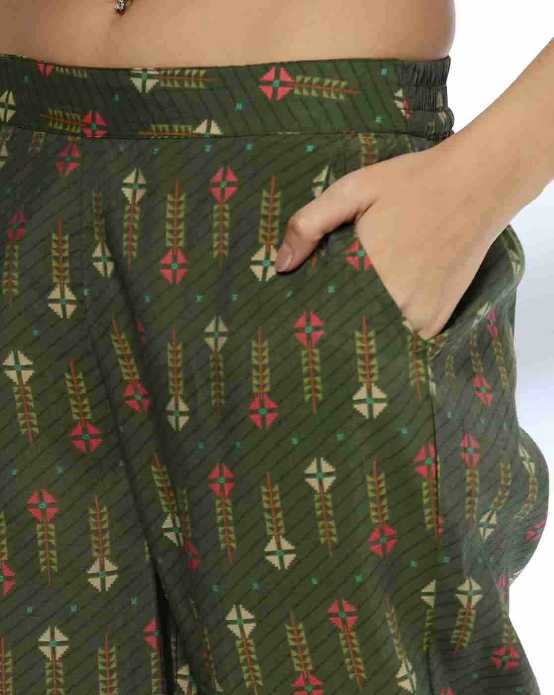 FUSION | Women Printed Kurta & Pants Set|4