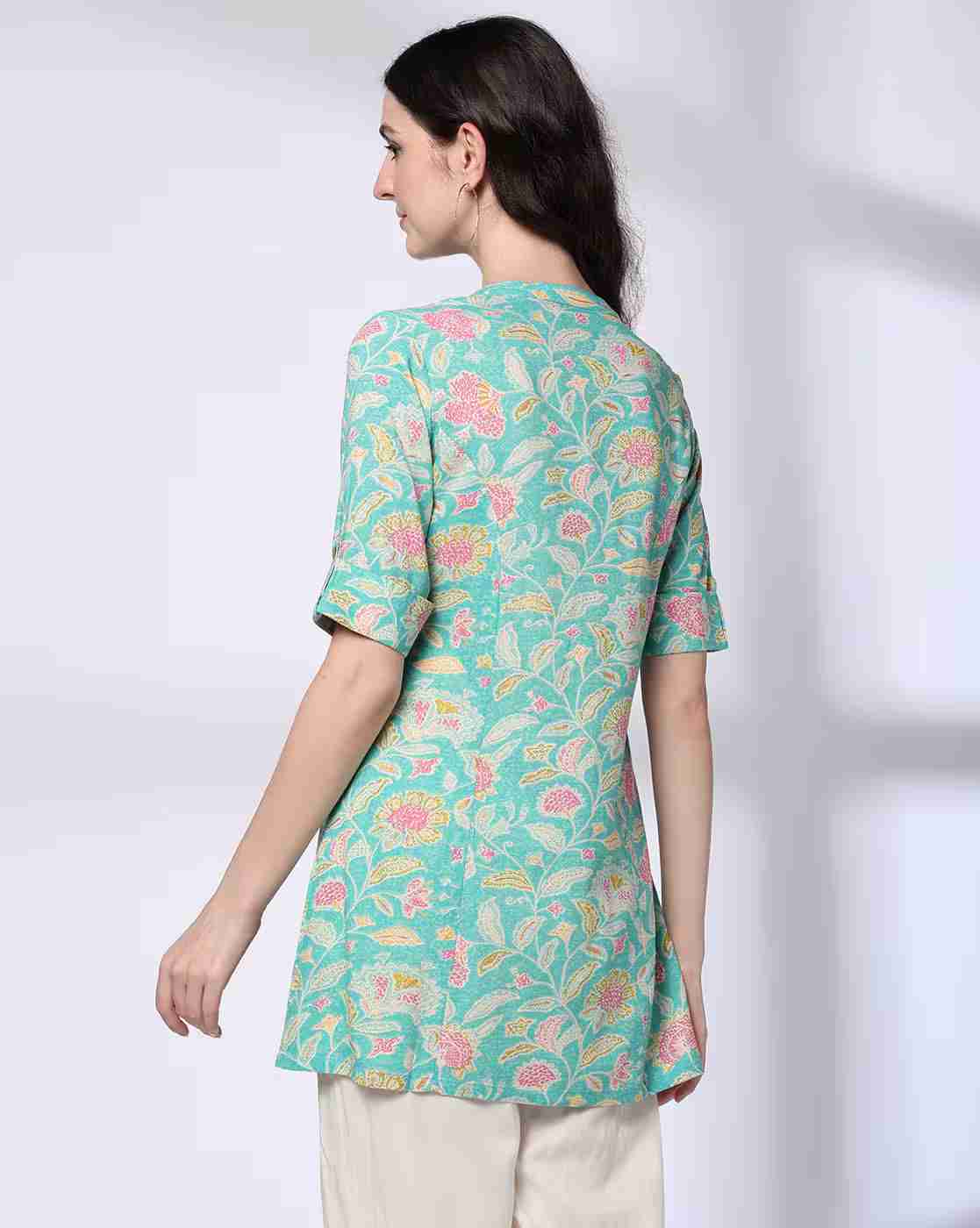 FUSION | Women Floral Print Tunic|2