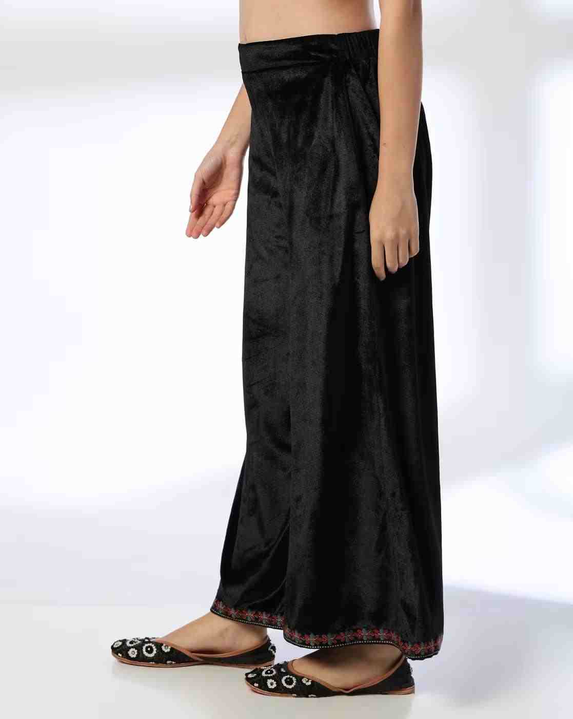 FUSION | Women Velvet Pants|1