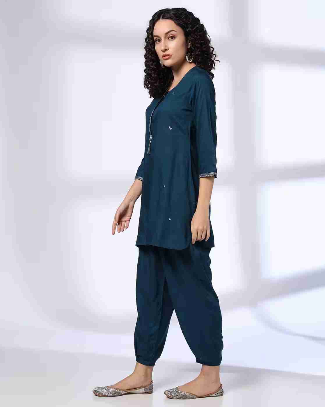 FUSION | Women Straight Kurta Suit Set|1