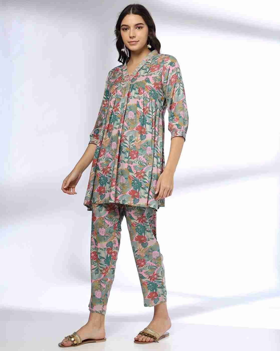 FUSION | Women Floral Print Co-Ord Set|0