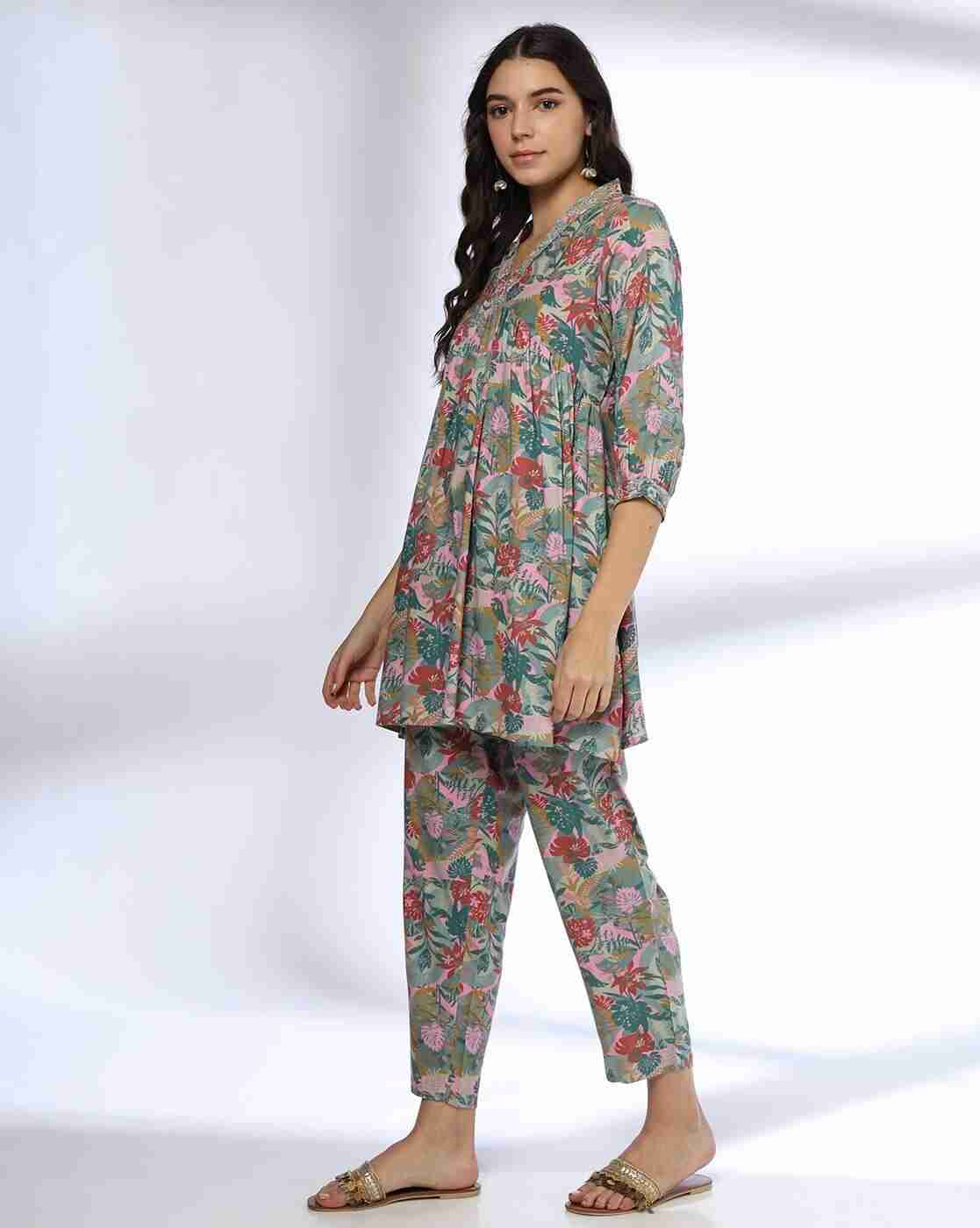 FUSION | Women Floral Print Co-Ord Set|1