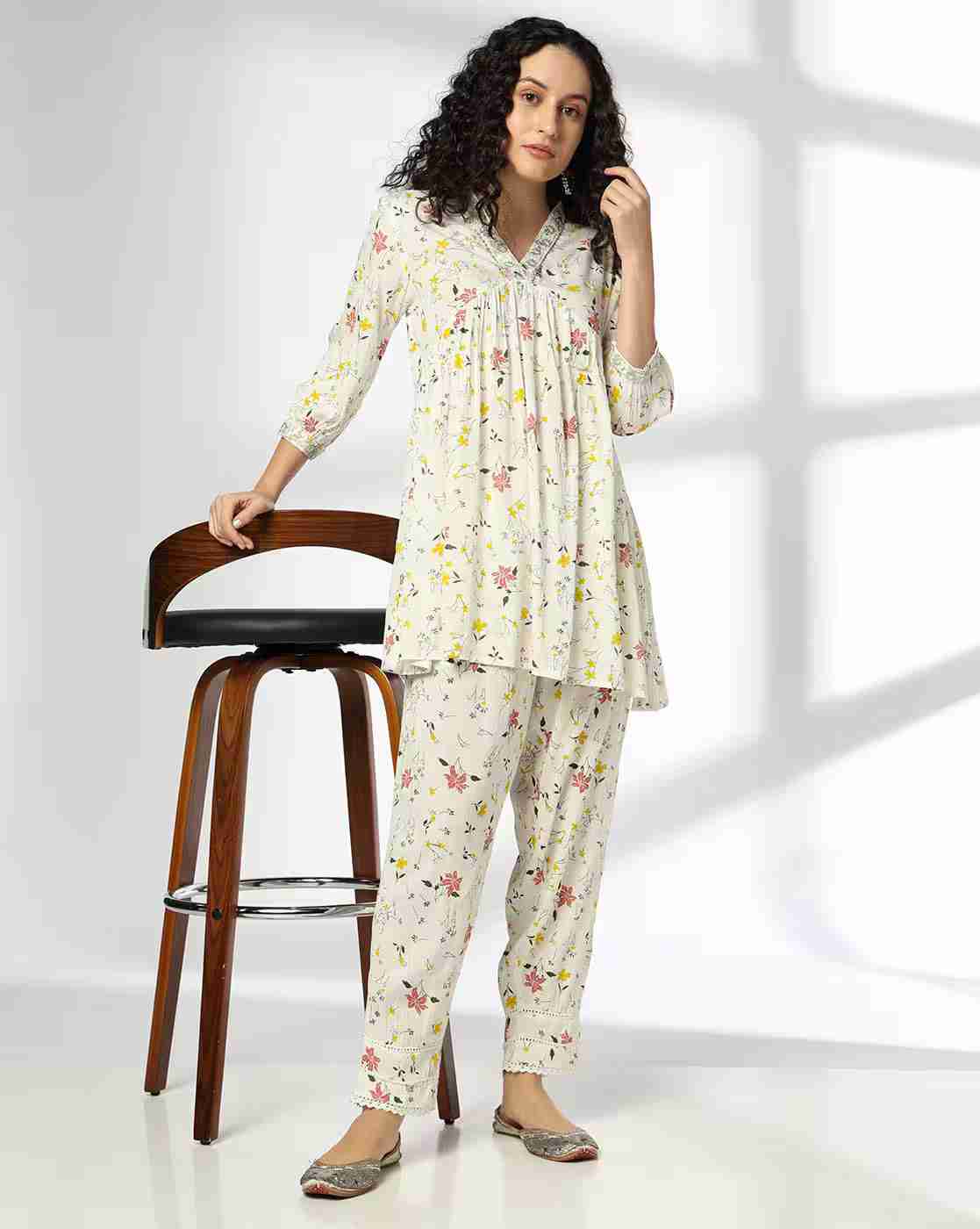 FUSION | Women Floral Print Co-Ords Set|0