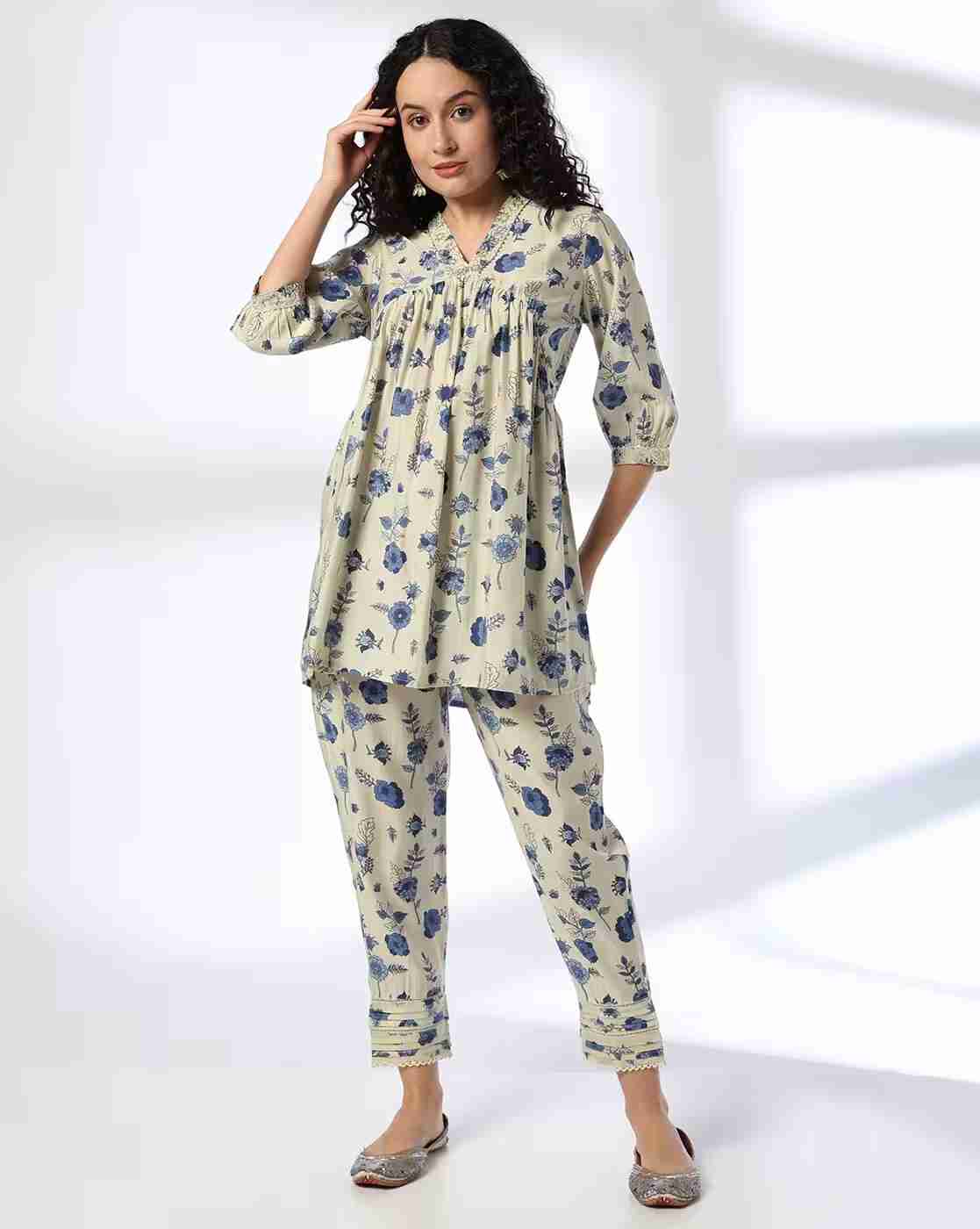 FUSION | Women Floral Print Co-Ord Set|0