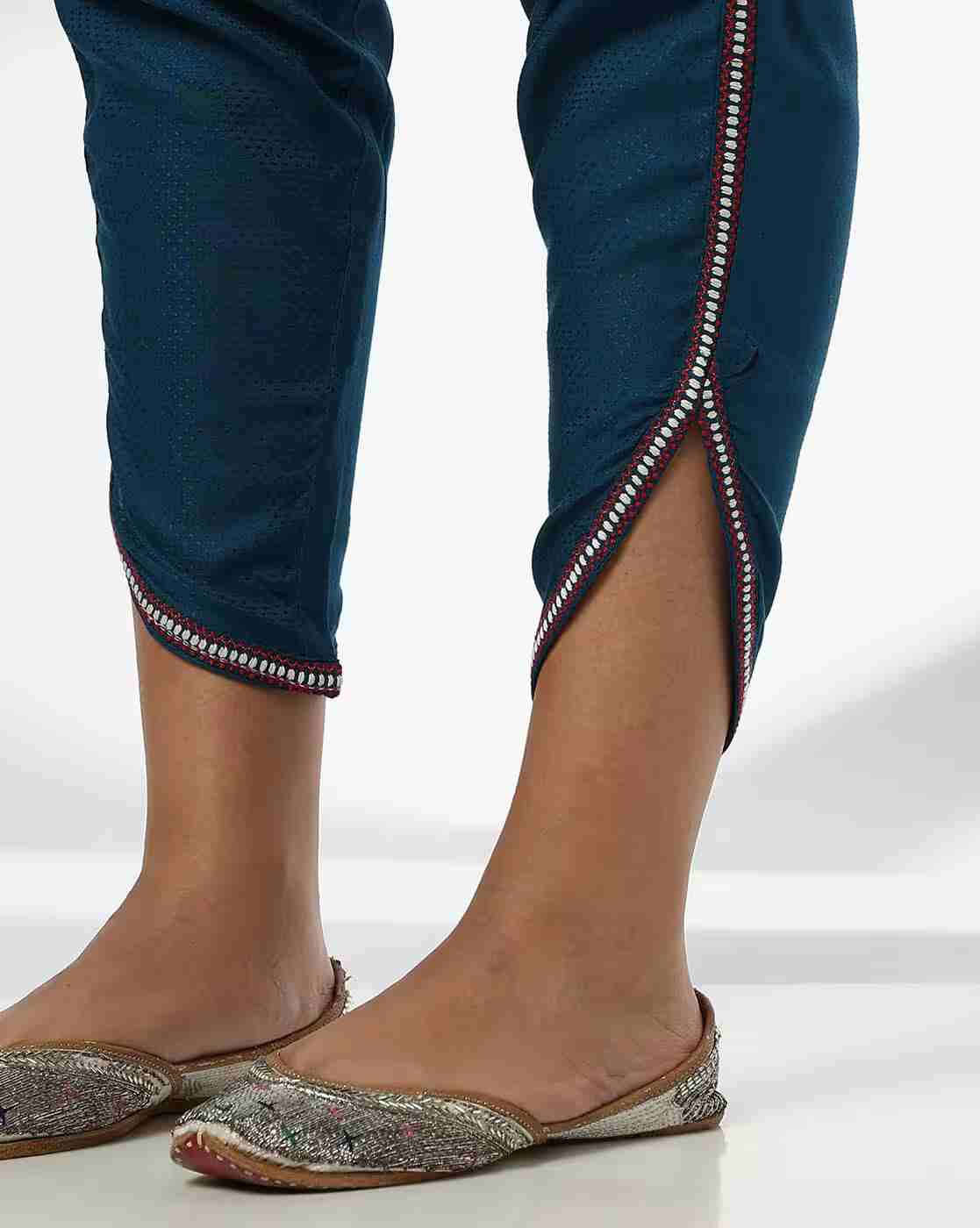 FUSION | Women Embroidered Empire Kurta & Pants Set|5