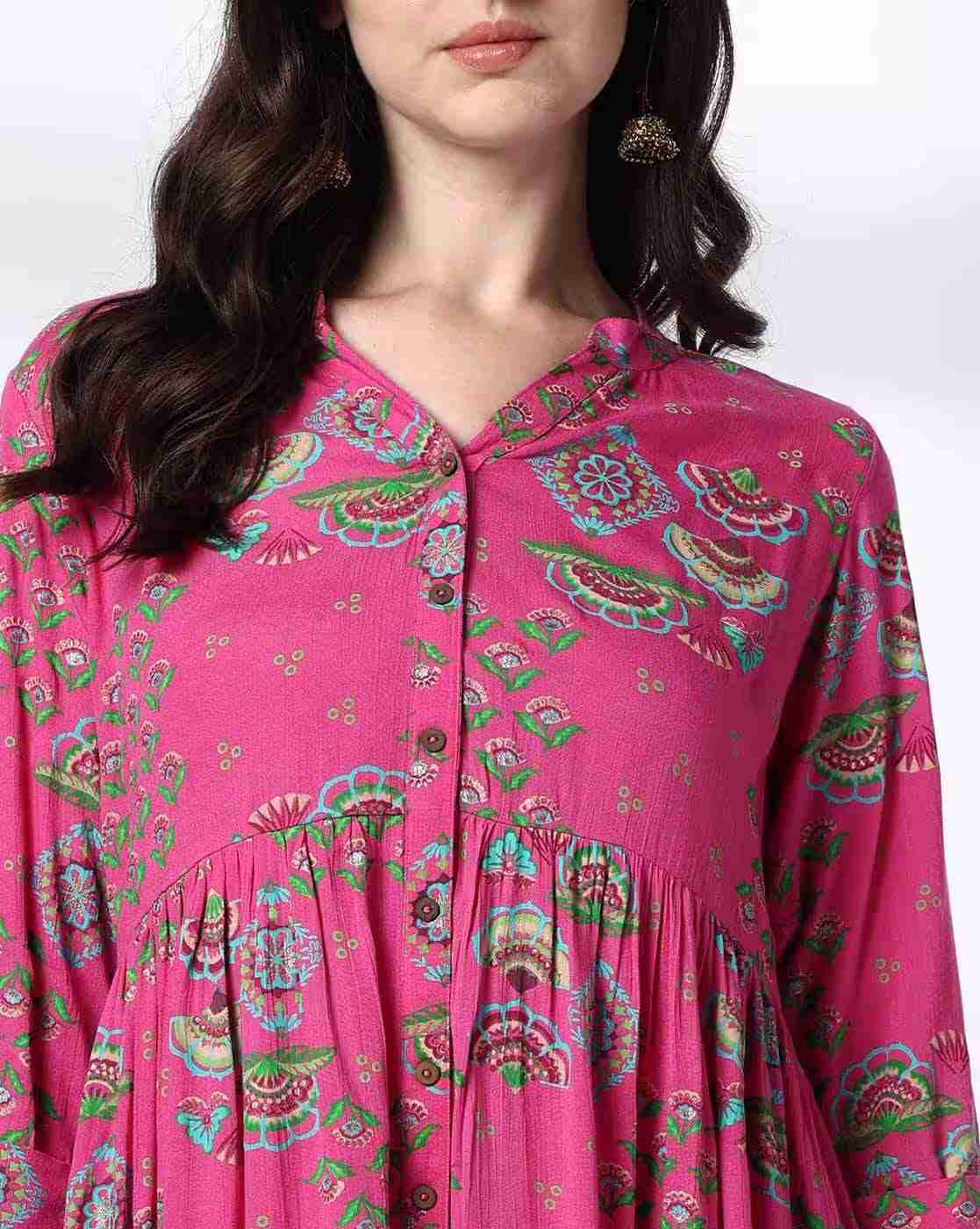 FUSION | Women Floral Print Fit & Flare Dress|3