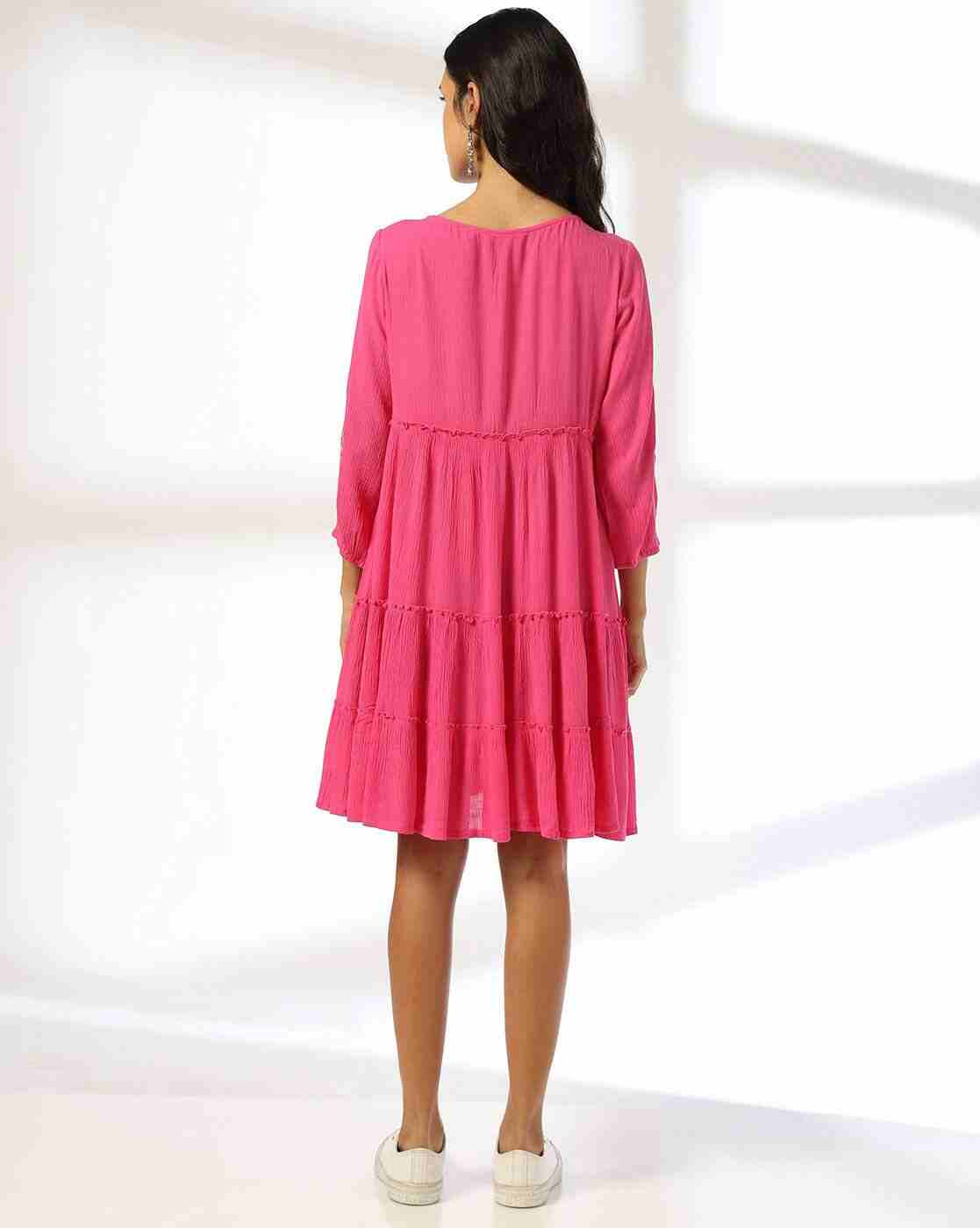 FUSION | Women Floral Print Tiered Tunic|2
