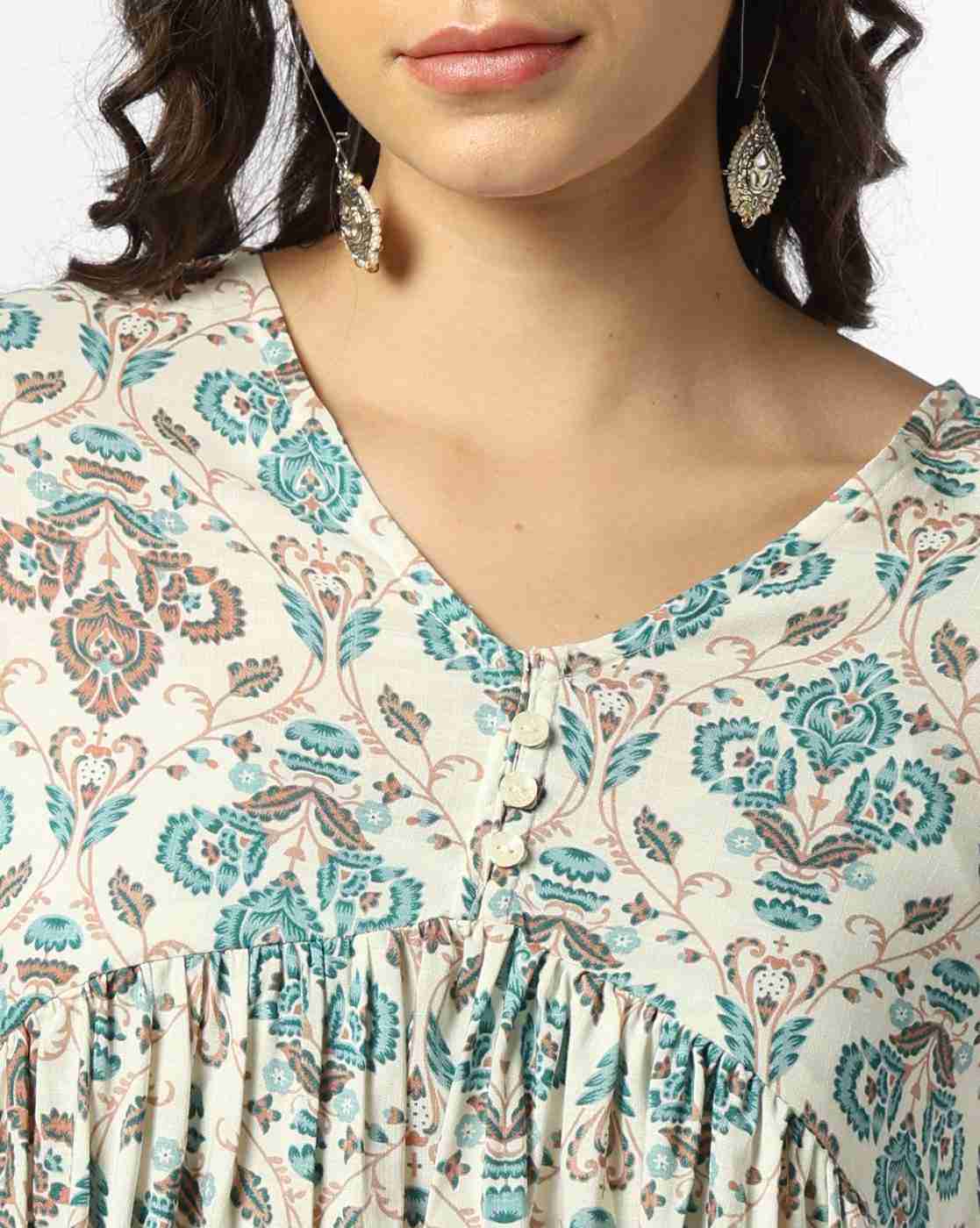 FUSION | Women Floral Print Flared Tunic|3