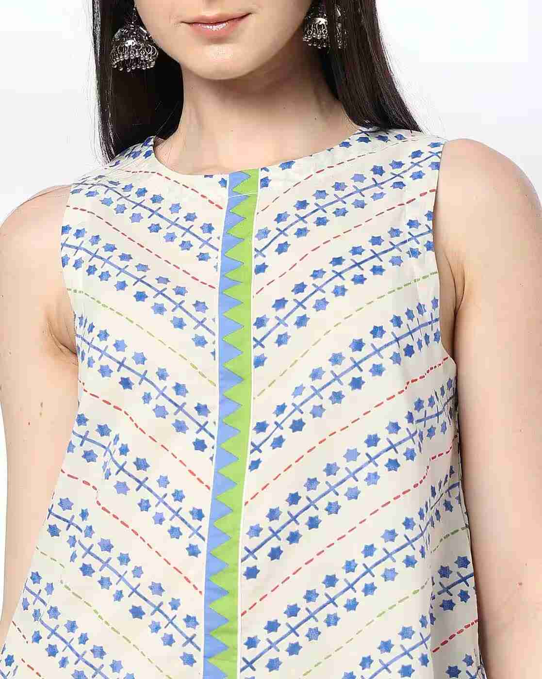 FUSION | Women Star Print Shift Dress|3