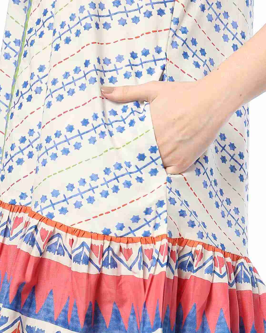 FUSION | Women Star Print Shift Dress|4
