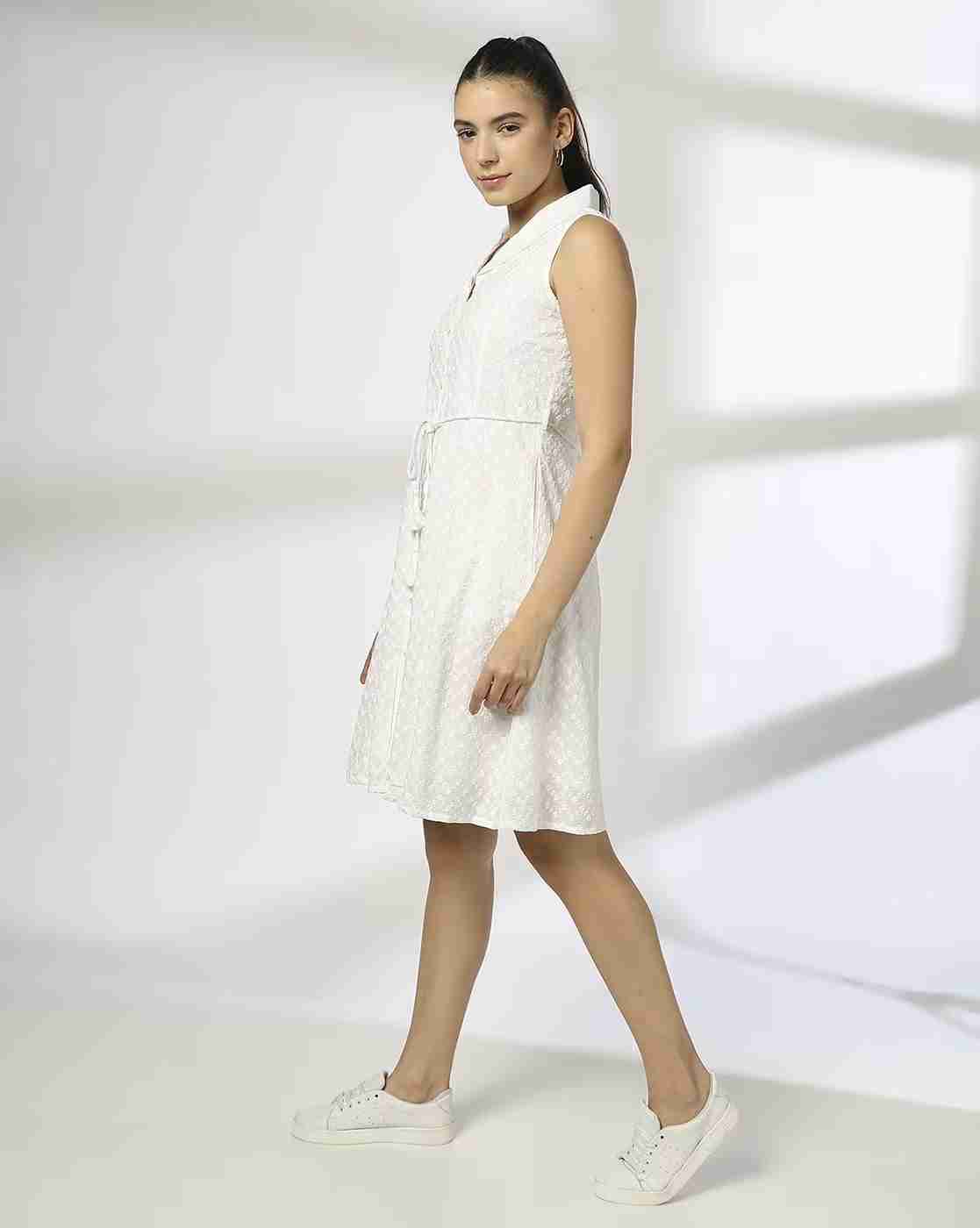 FUSION | Women Floral Patterned A-Line Dress|1