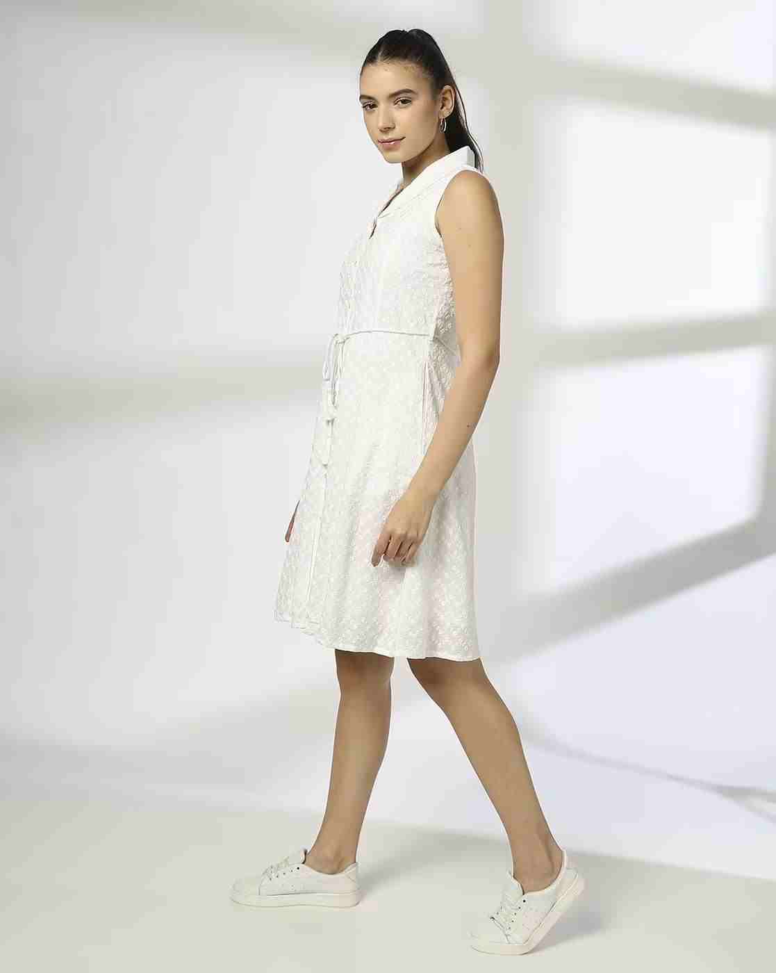 FUSION | Women Floral Patterned A-Line Dress|1