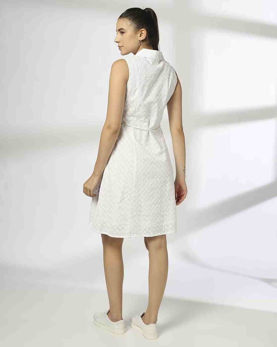 FUSION | Women Floral Patterned A-Line Dress|2