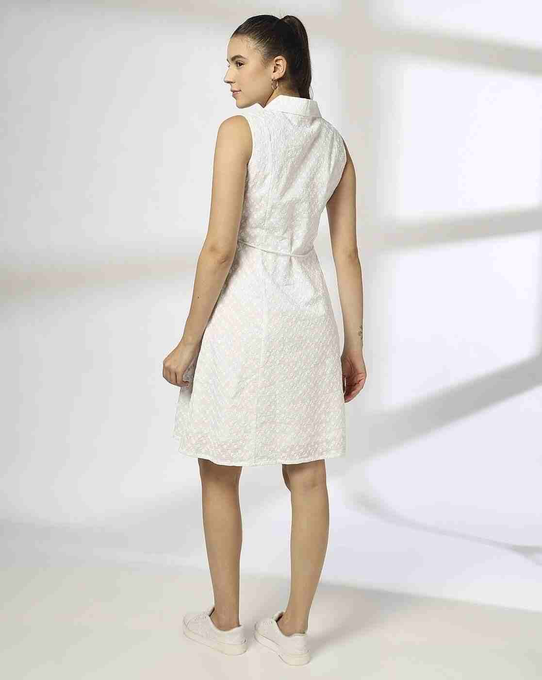 FUSION | Women Floral Patterned A-Line Dress|2